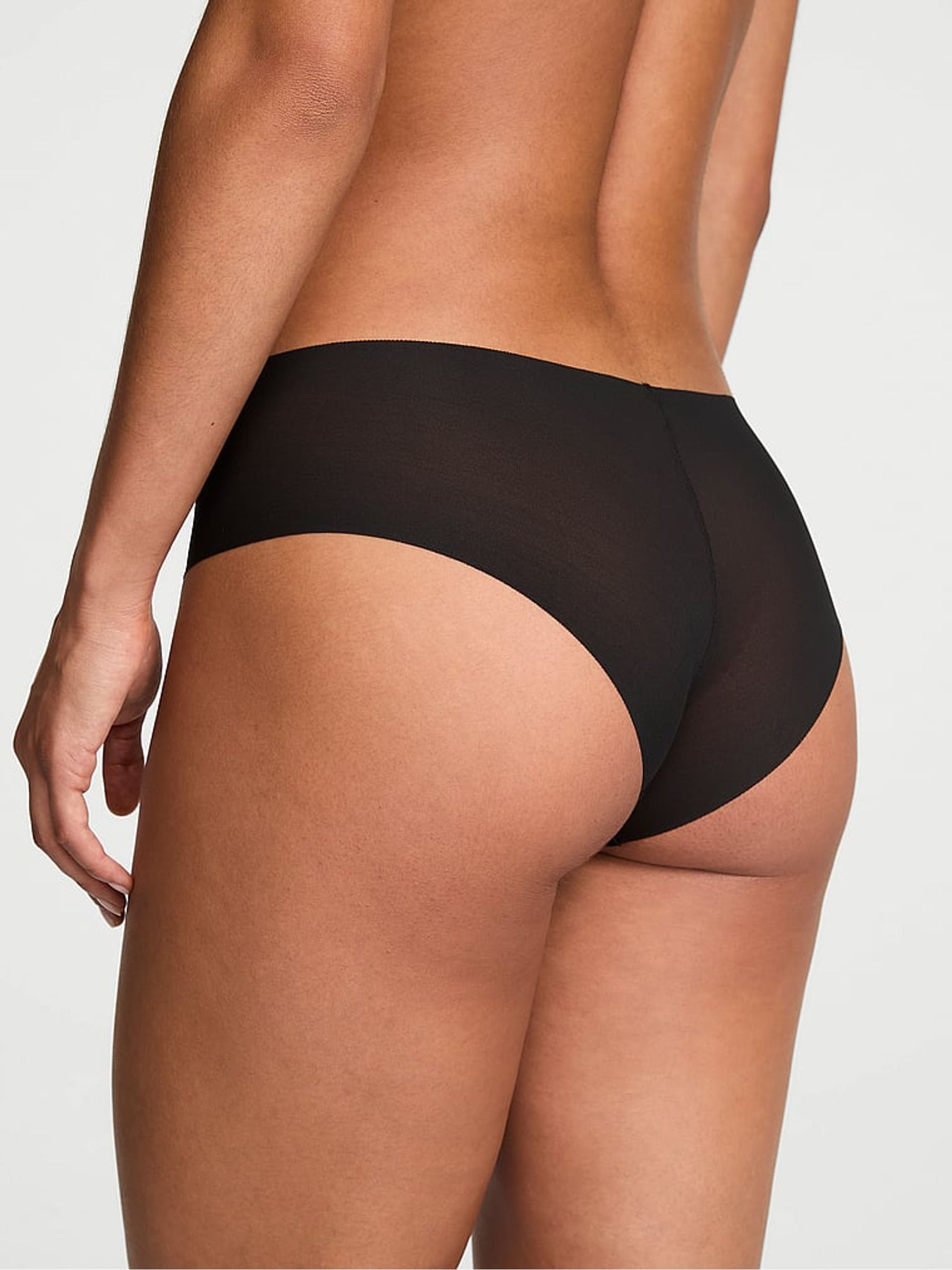 Black Cheeky Mesh Knickers - Image 2 of 2
