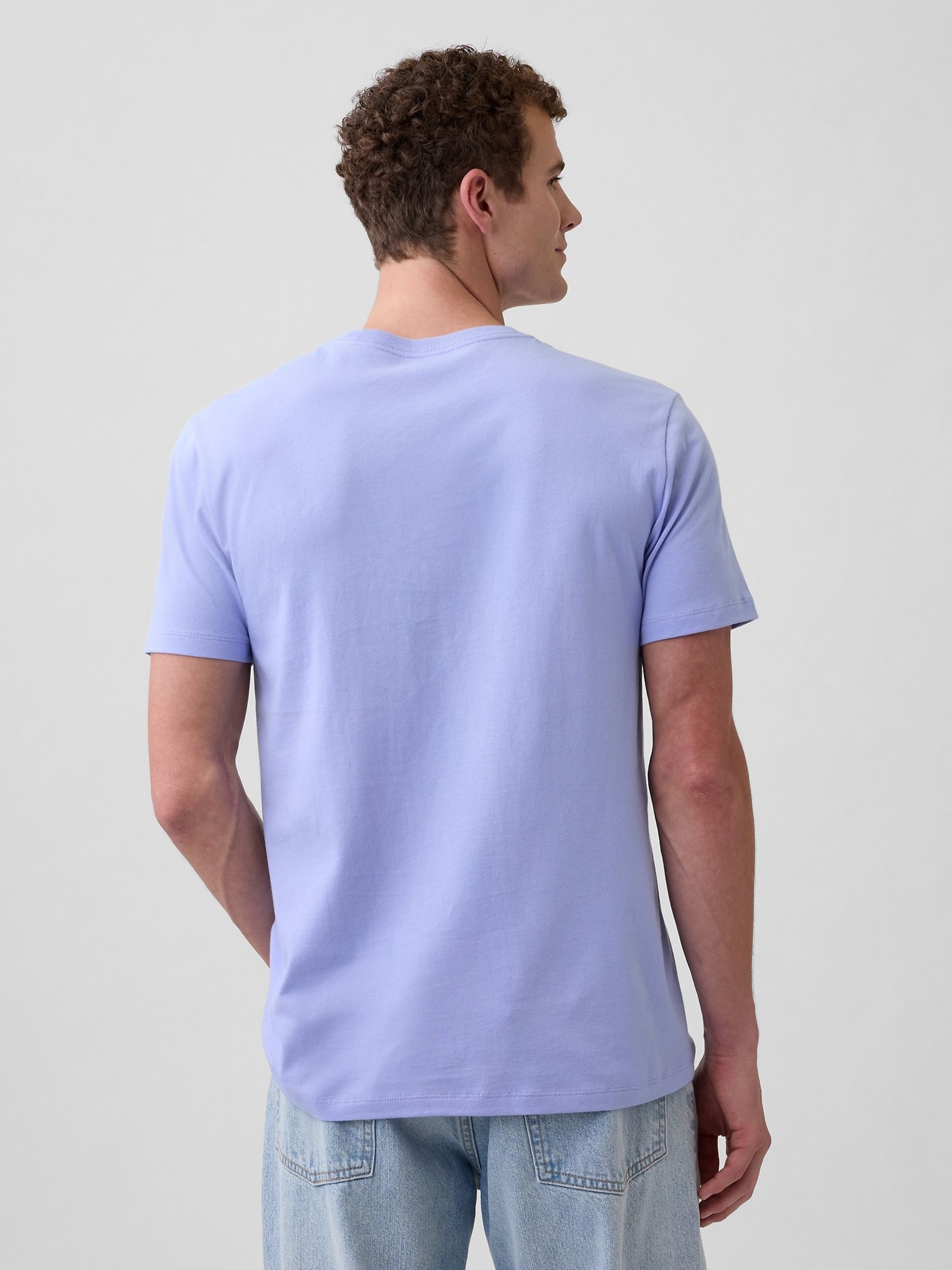 Lilac Everyday Soft Crew neck T-Shirt - Image 2 of 5
