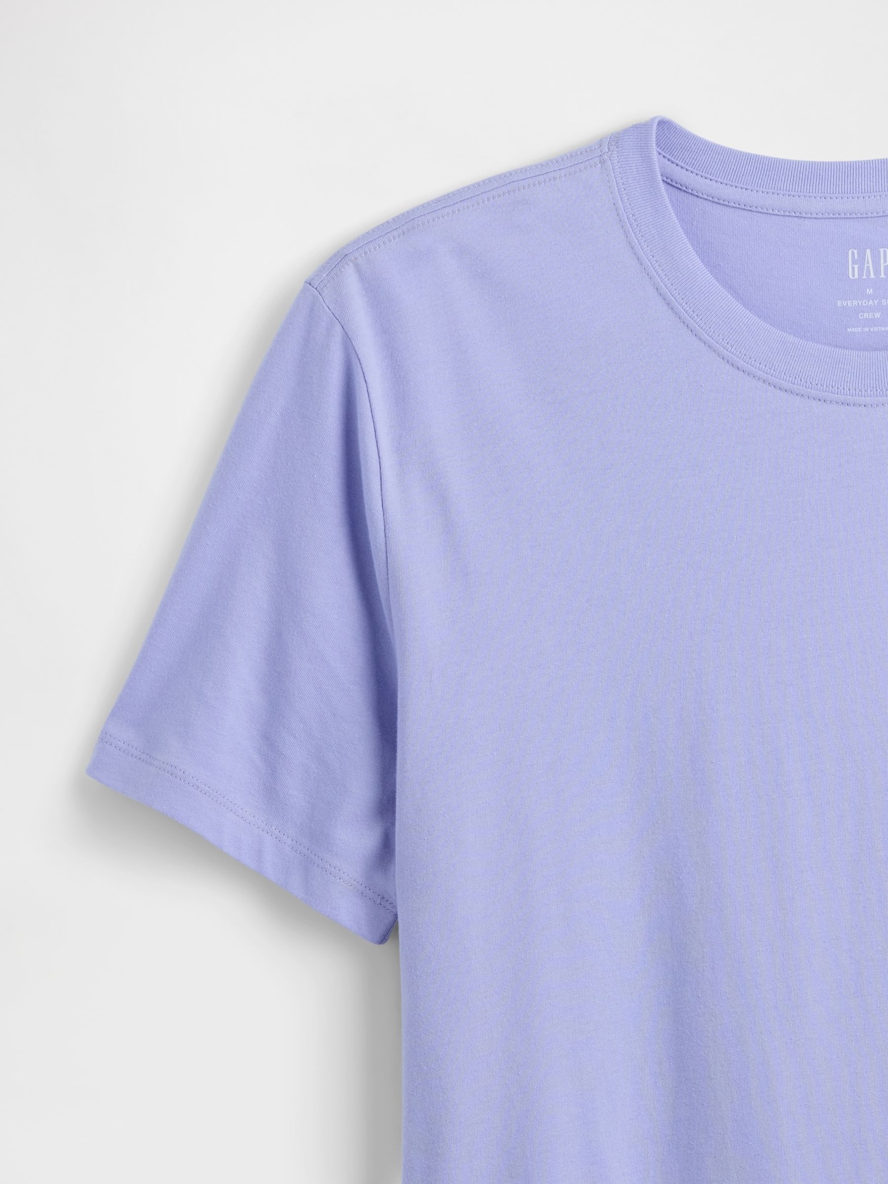 Lilac Everyday Soft Crew neck T-Shirt - Image 5 of 5