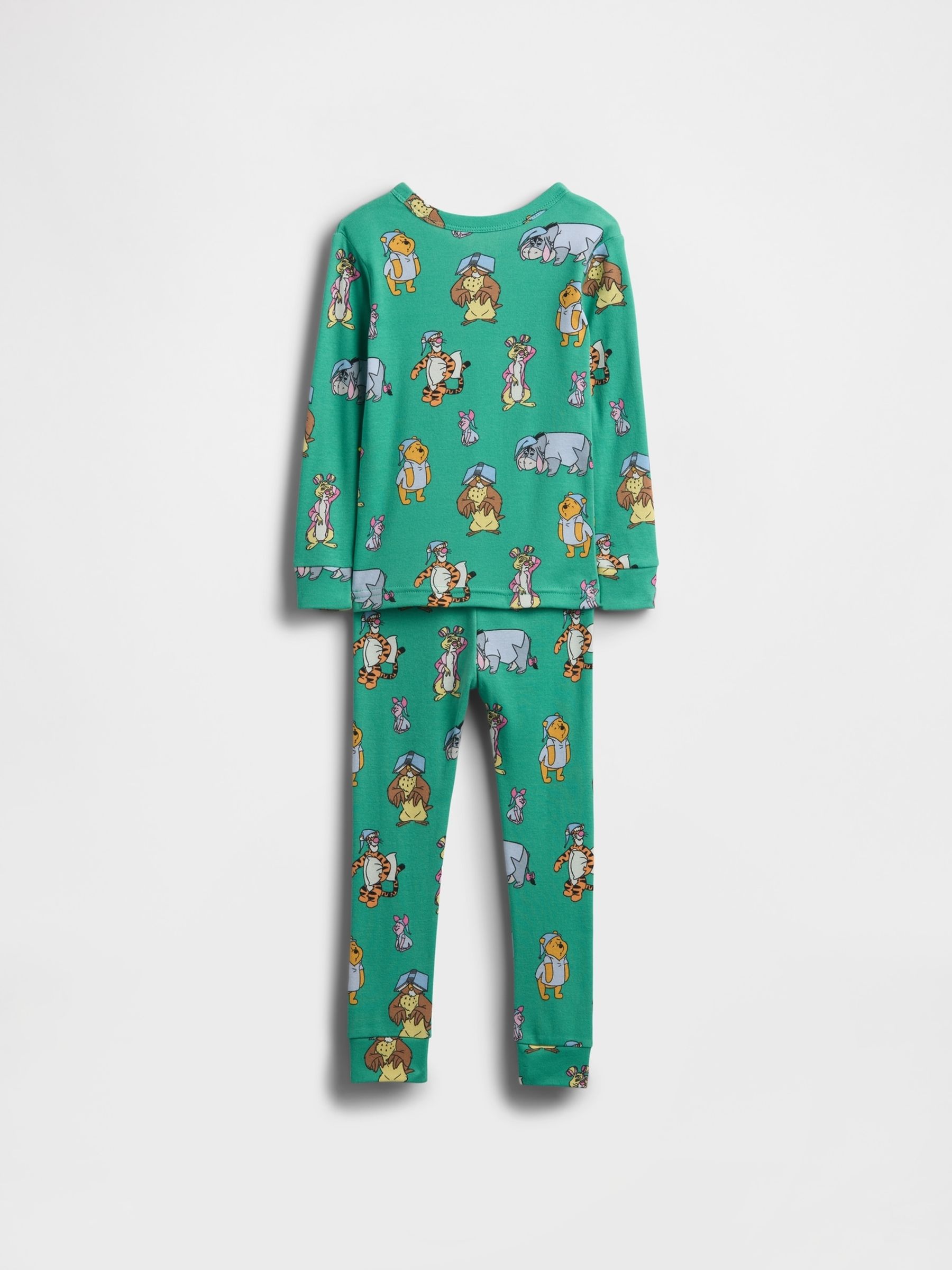 Green Winnie The Pooh Brushed Cotton Pyjamas Set - Image 2 of 2