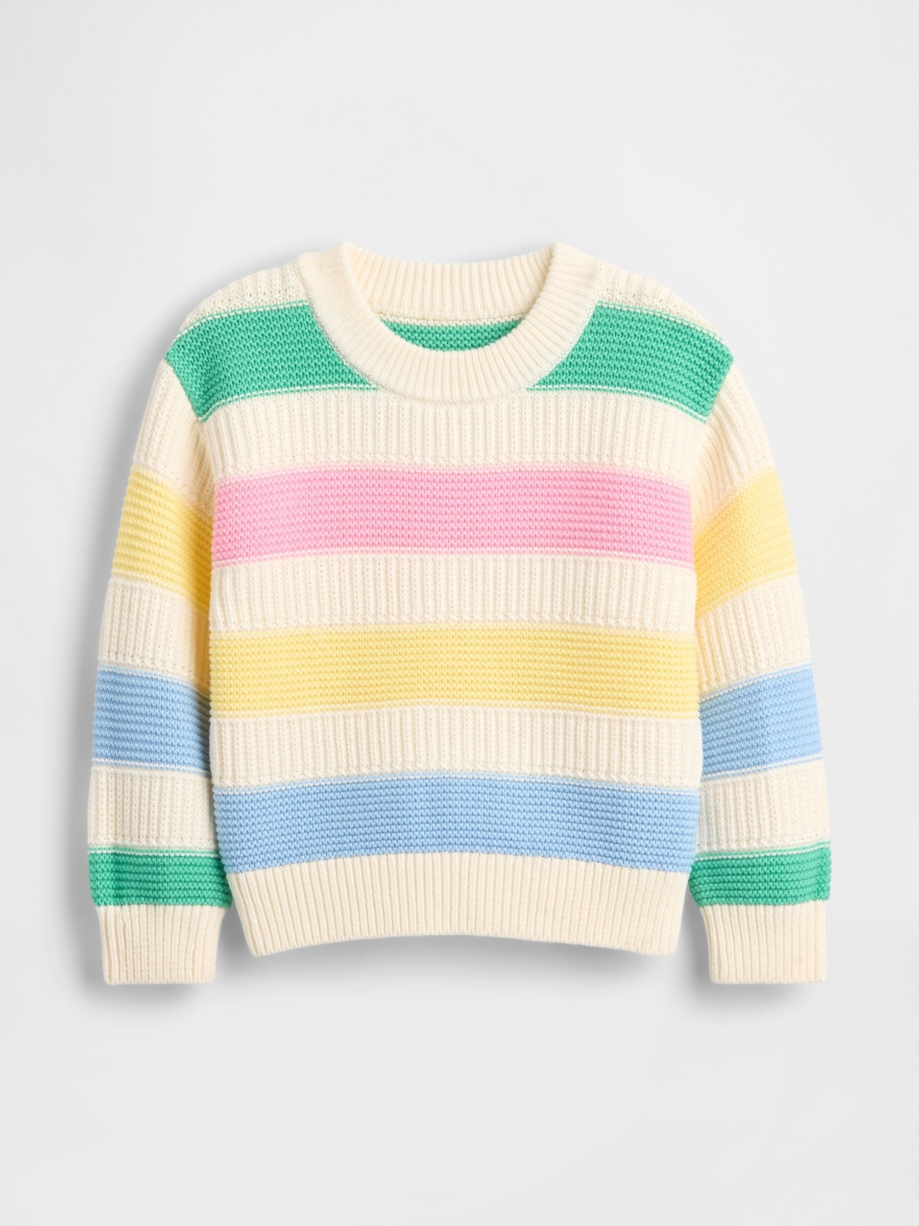 Multi Stripe Crew Neck Jumper - Image 1 of 2