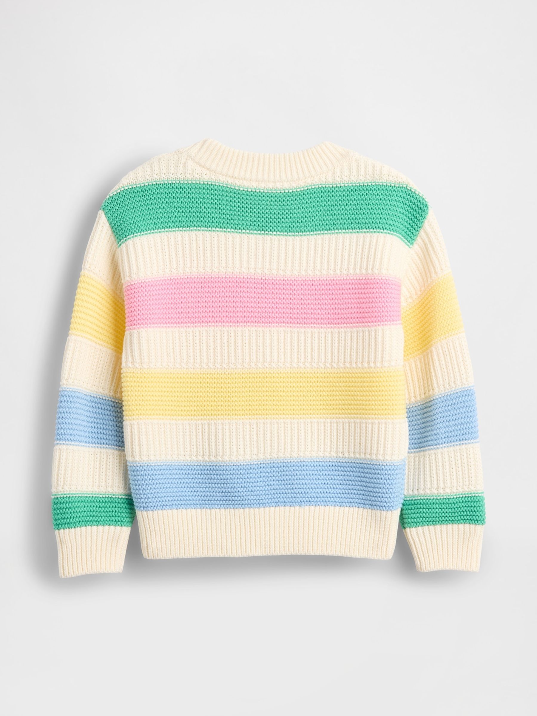 Multi Stripe Crew Neck Jumper - Image 2 of 2