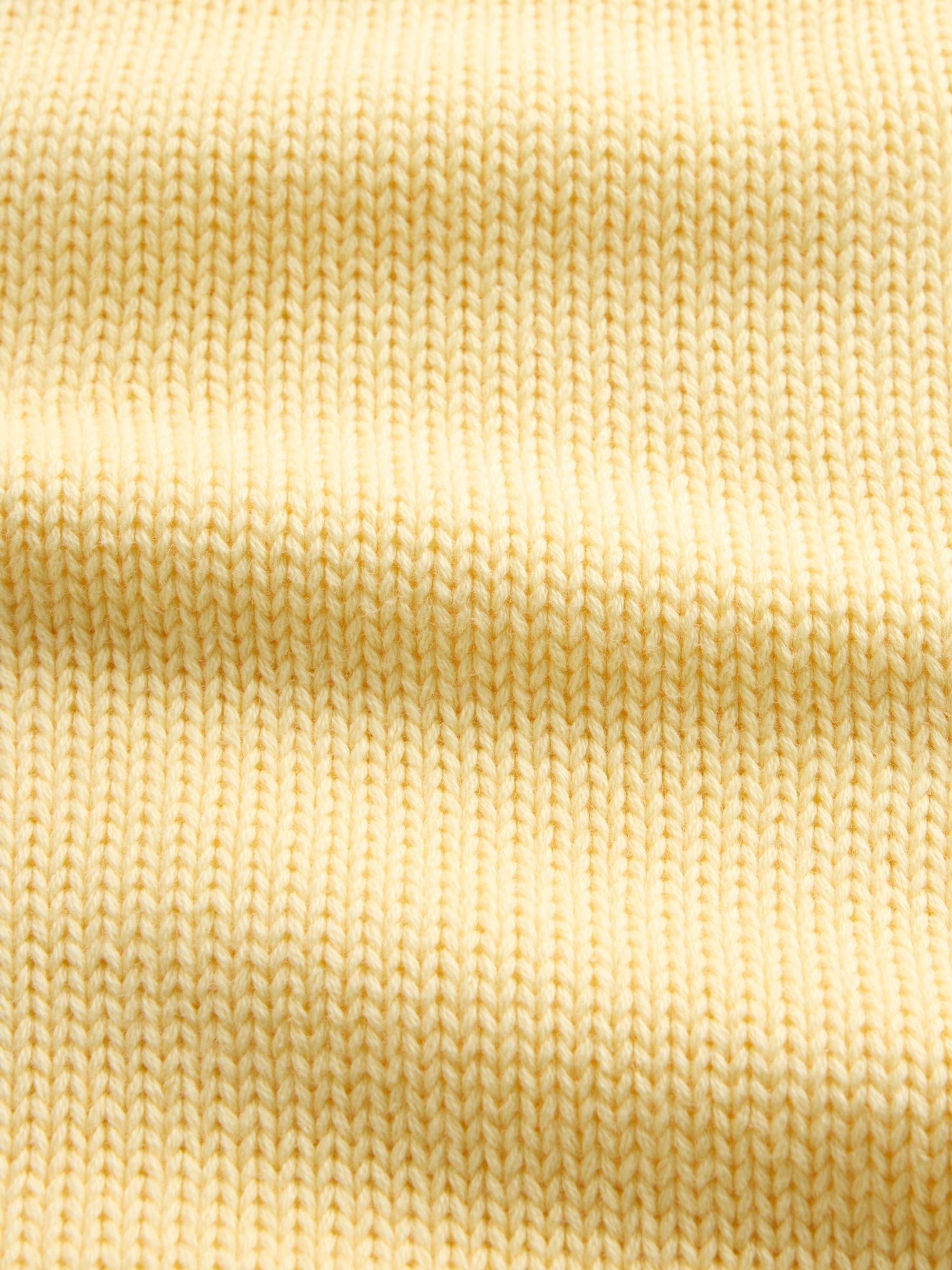 Yellow Cotton Oversized Jumper - Image 4 of 4 Yellow Cotton Oversized Jumper - Image 4 of 4