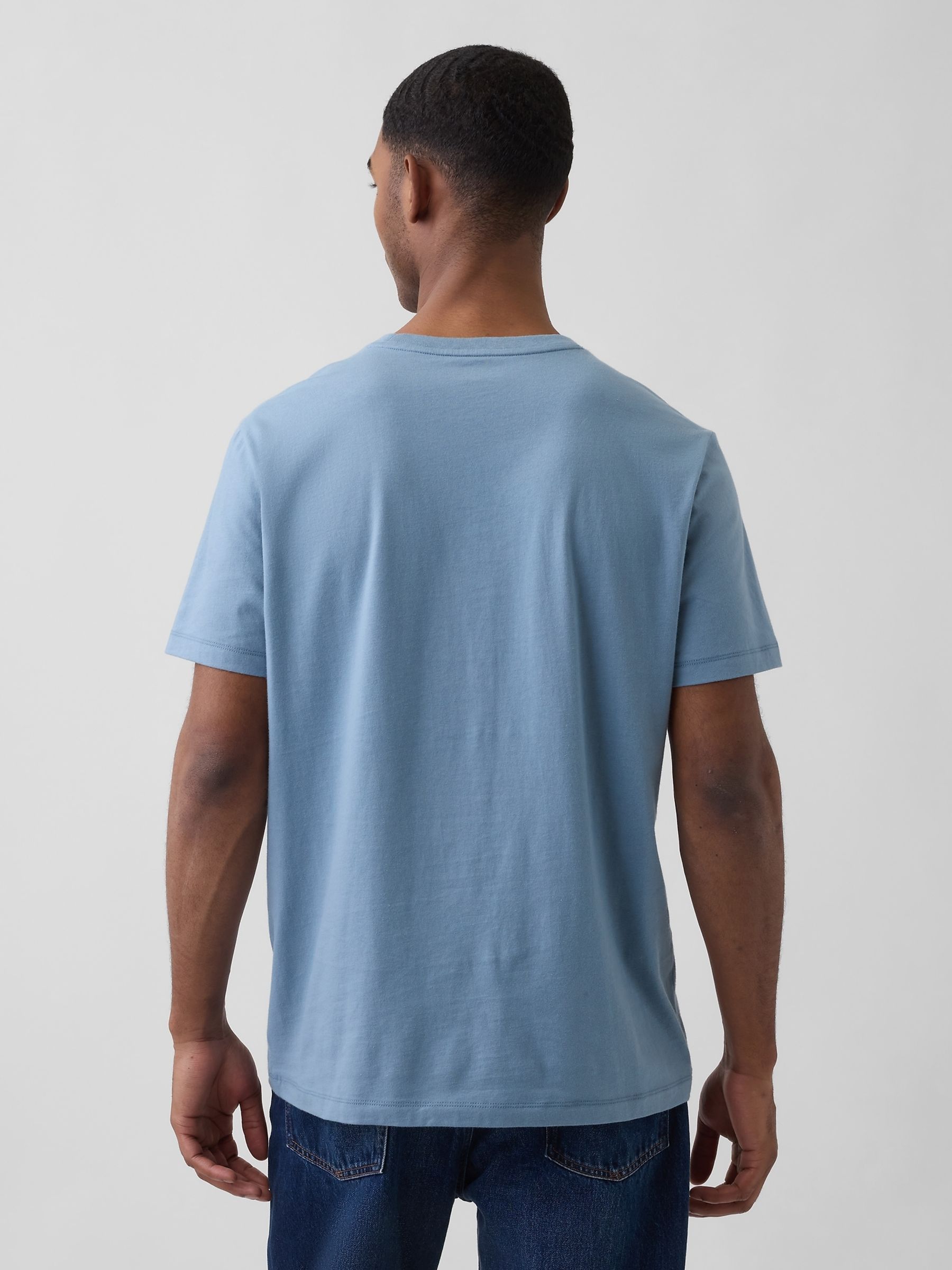 Blue Logo Pocket T-Shirt - Image 2 of 4