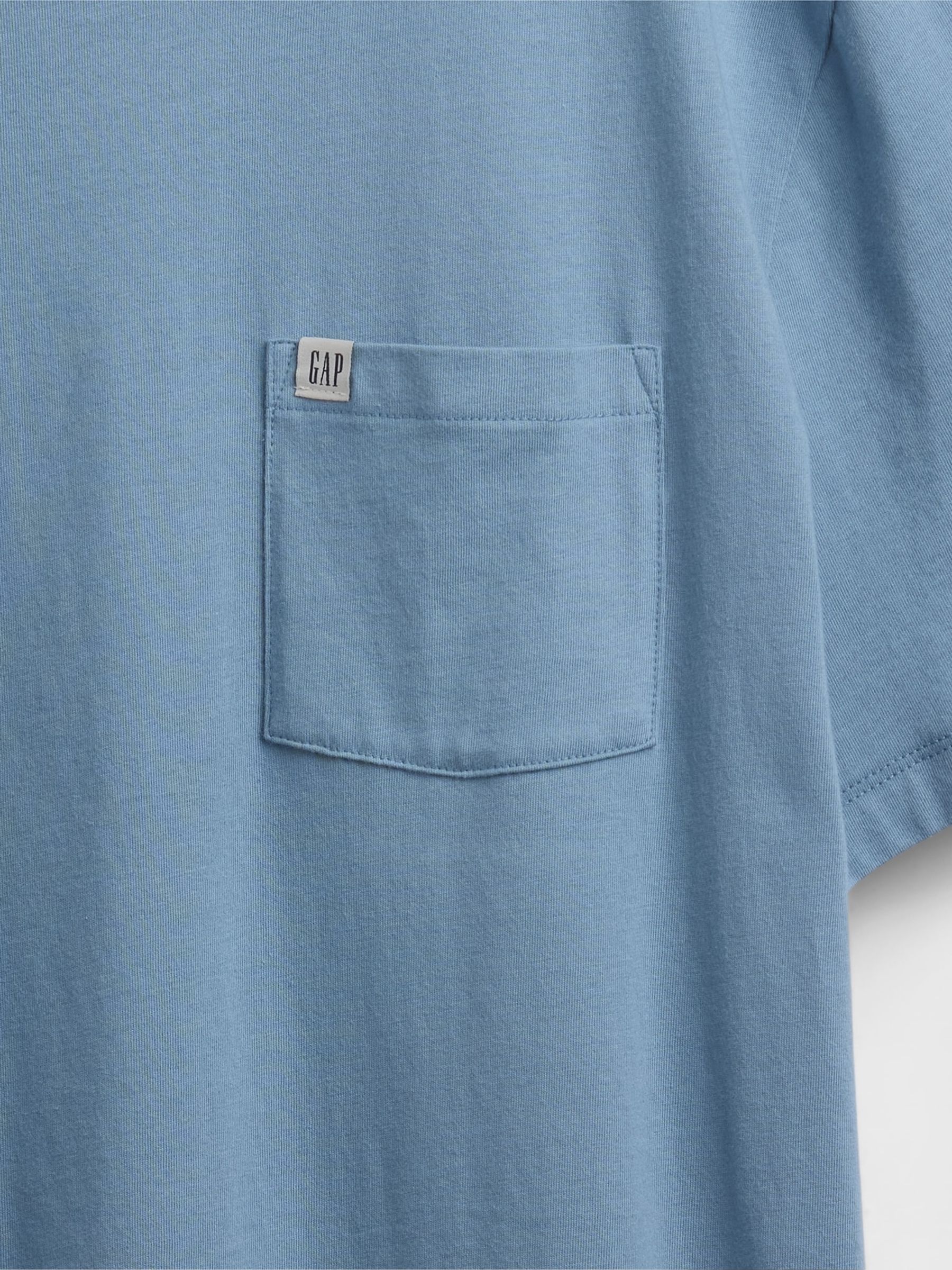 Blue Logo Pocket T-Shirt - Image 4 of 4