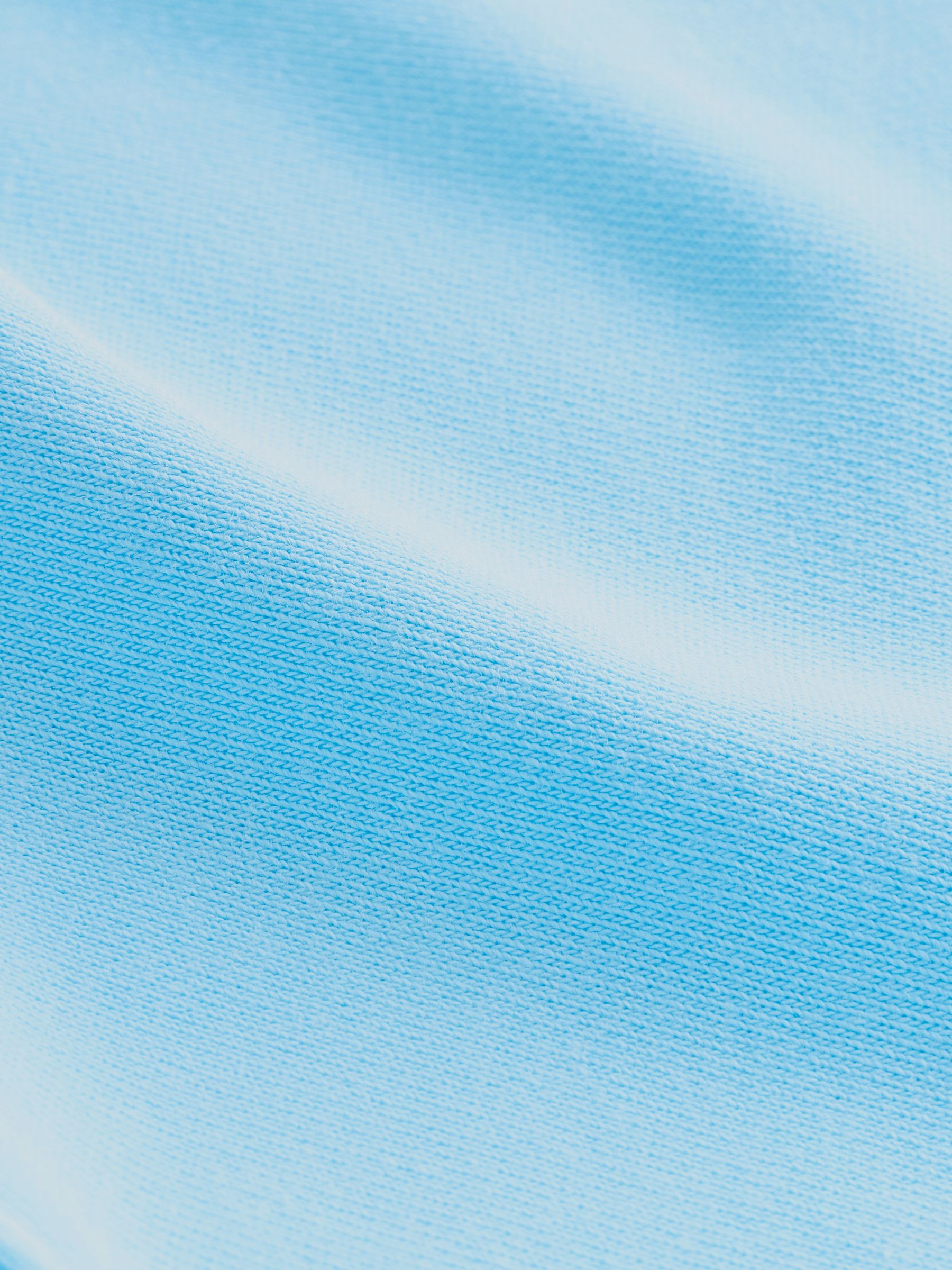 Blue Oversized Logo French Terry Zip Hoodie - Image 3 of 5