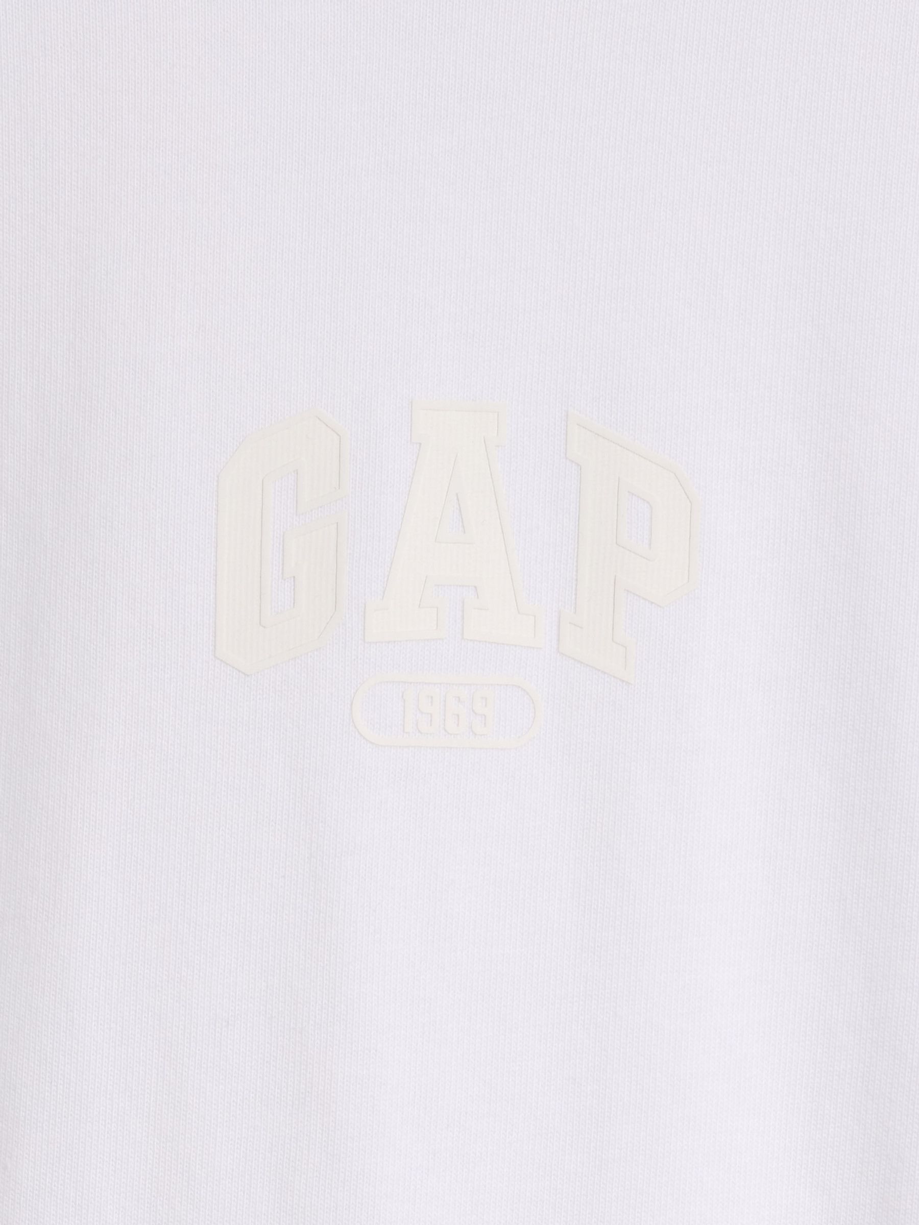 White Heavyweight Relaxed 1969 Logo Boxy T-Shirt - Image 4 of 4