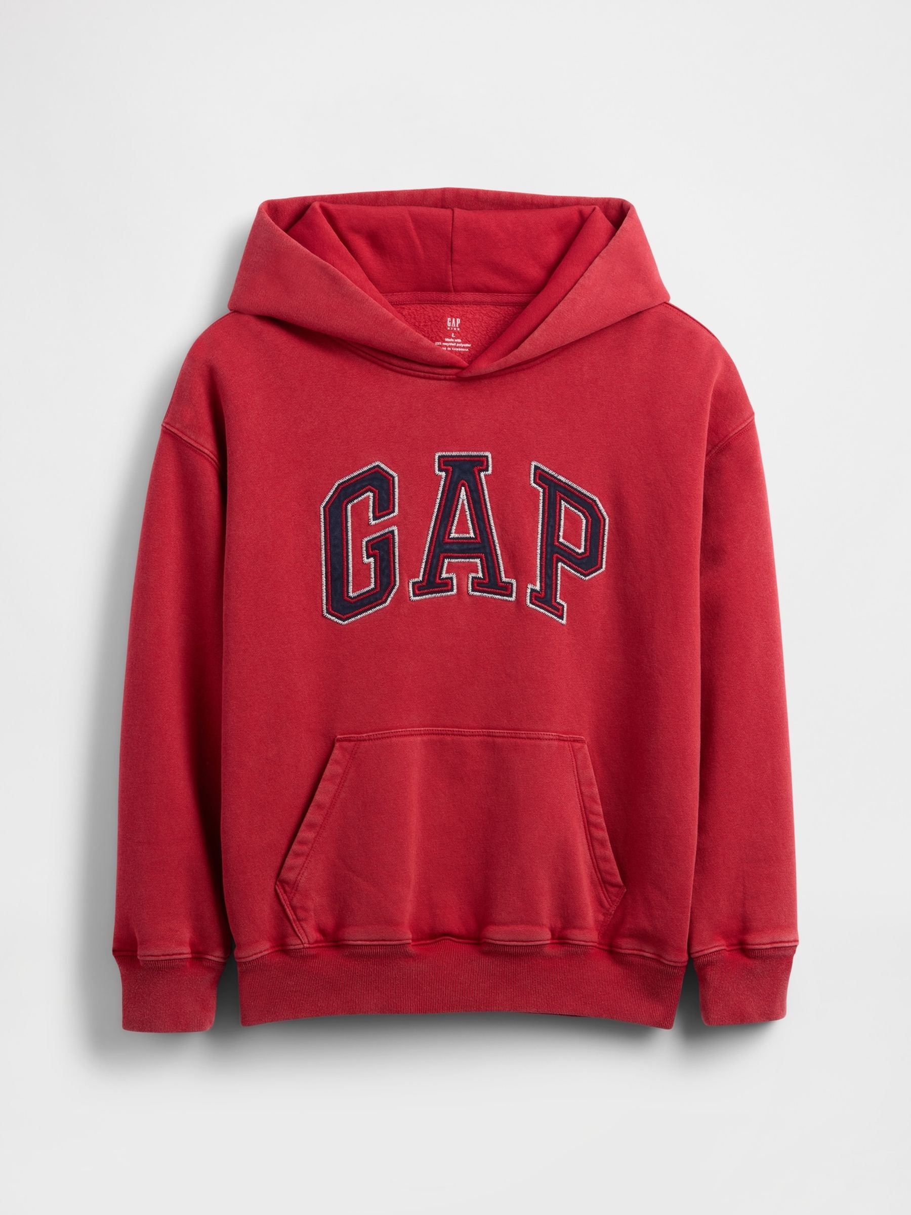Red VintageSoft Arch Logo Hoodie (4-13yrs) - Image 4 of 5