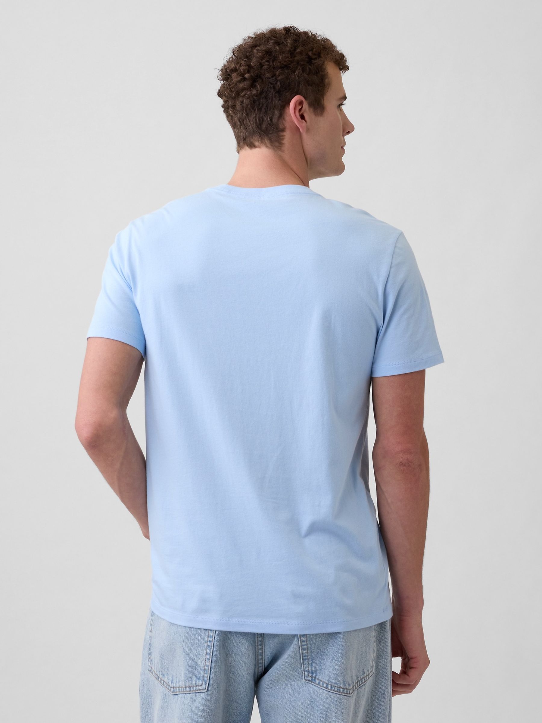 Blue Everyday Soft Pocke T-shirt - Image 2 of 5
