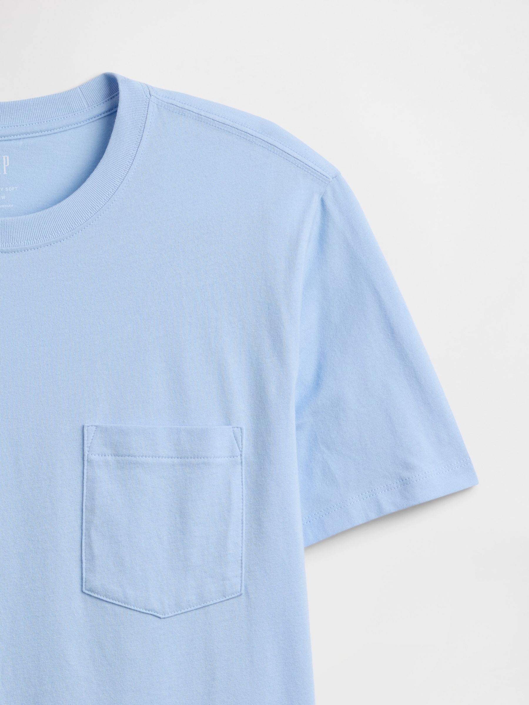 Blue Everyday Soft Pocke T-shirt - Image 5 of 5