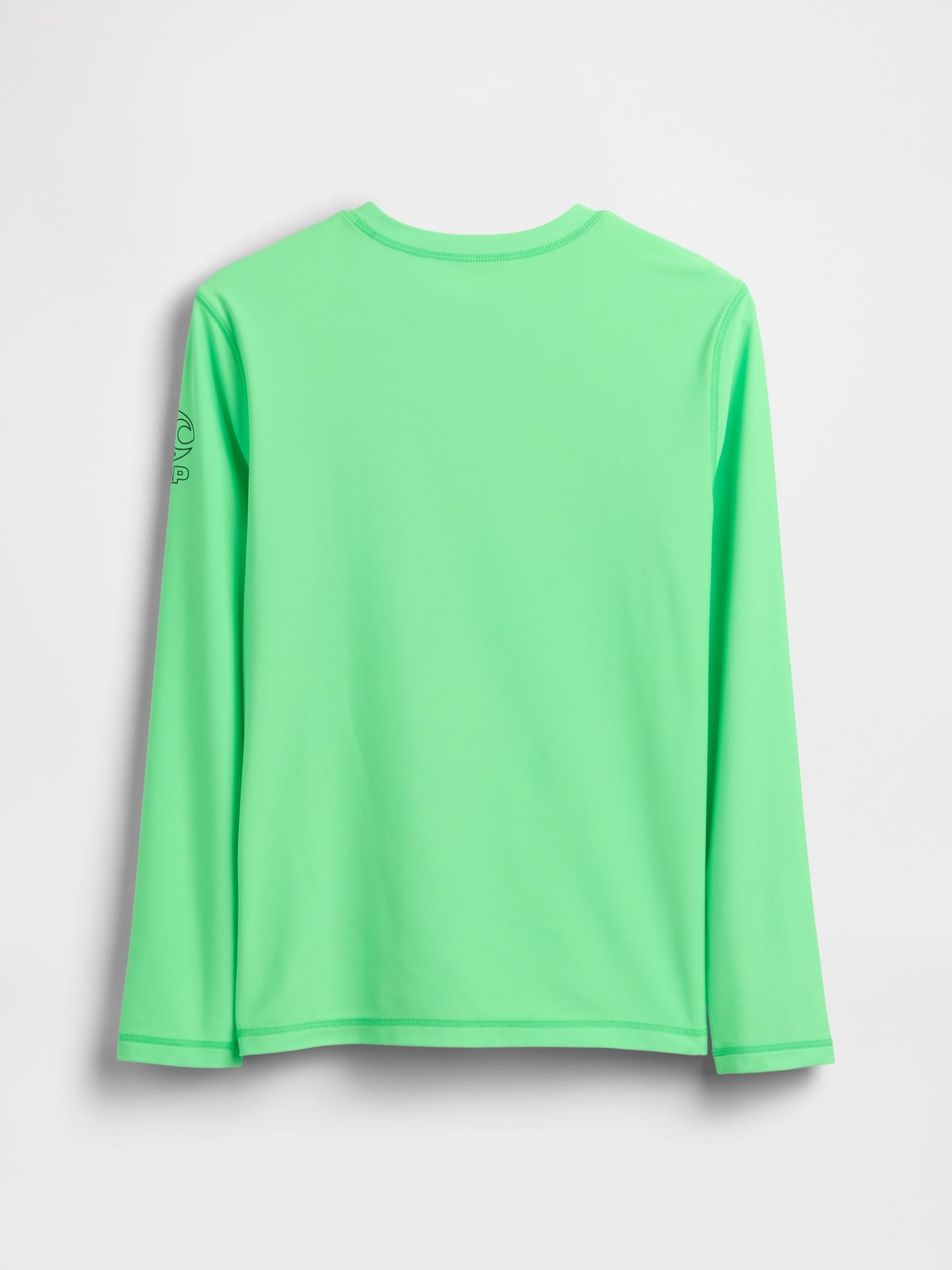 Green Logo Swim Top (4-13yrs) - Image 2 of 3