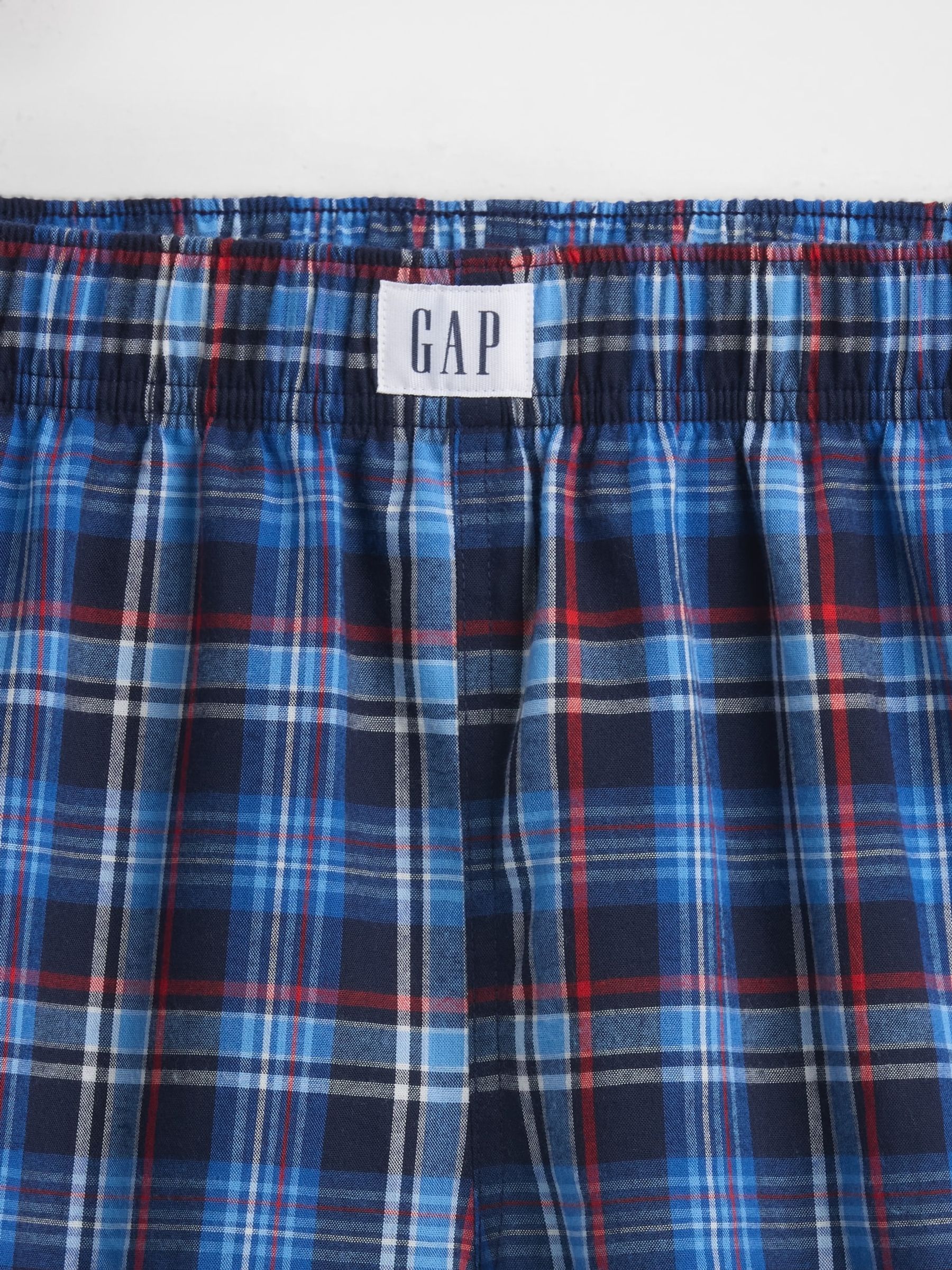 Blue Check Boxer Pyjamas Short (6-13yrs) - Image 3 of 3