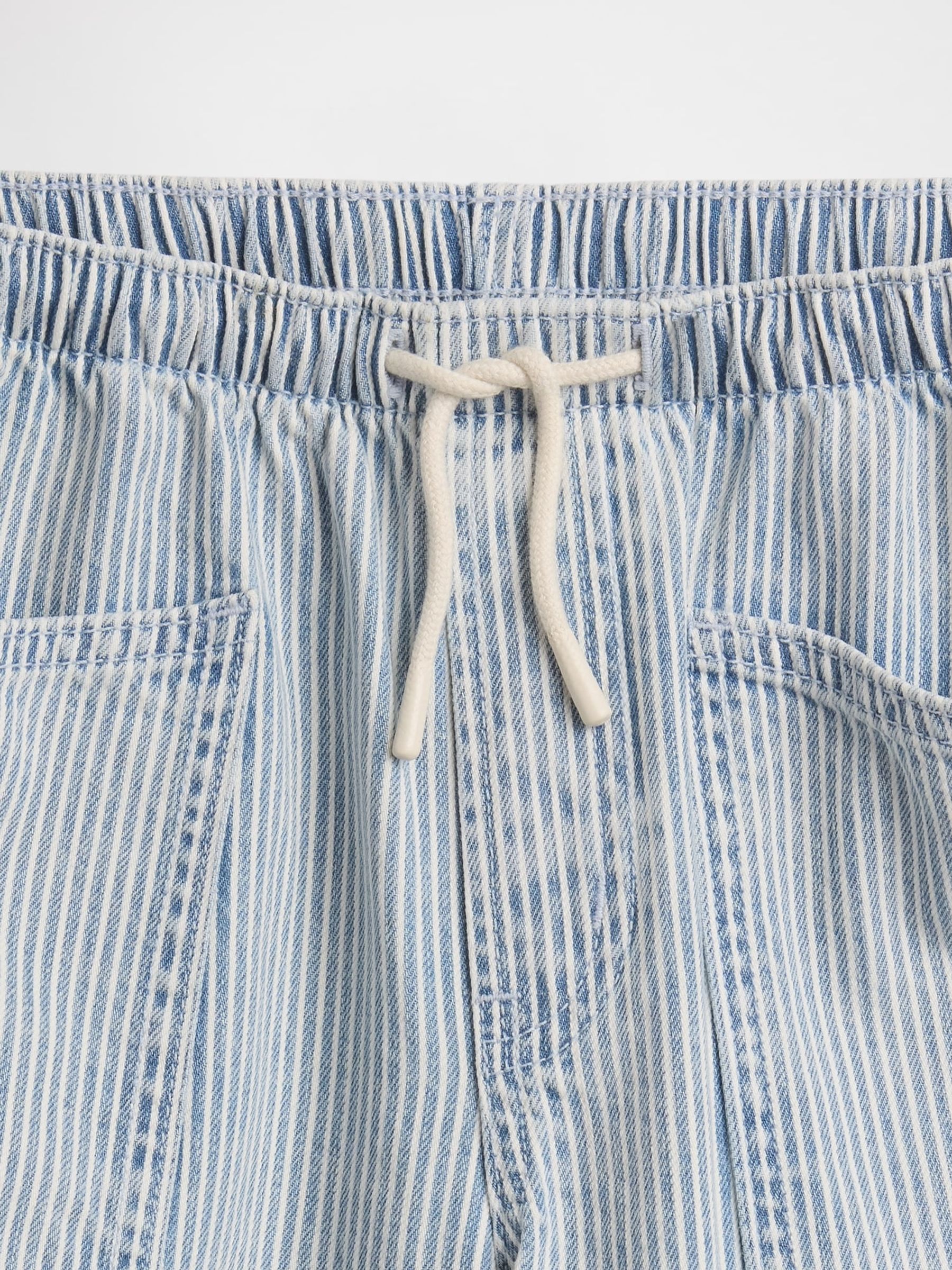 Light Wash striped Low Rise Baggy Jeans - Image 5 of 6