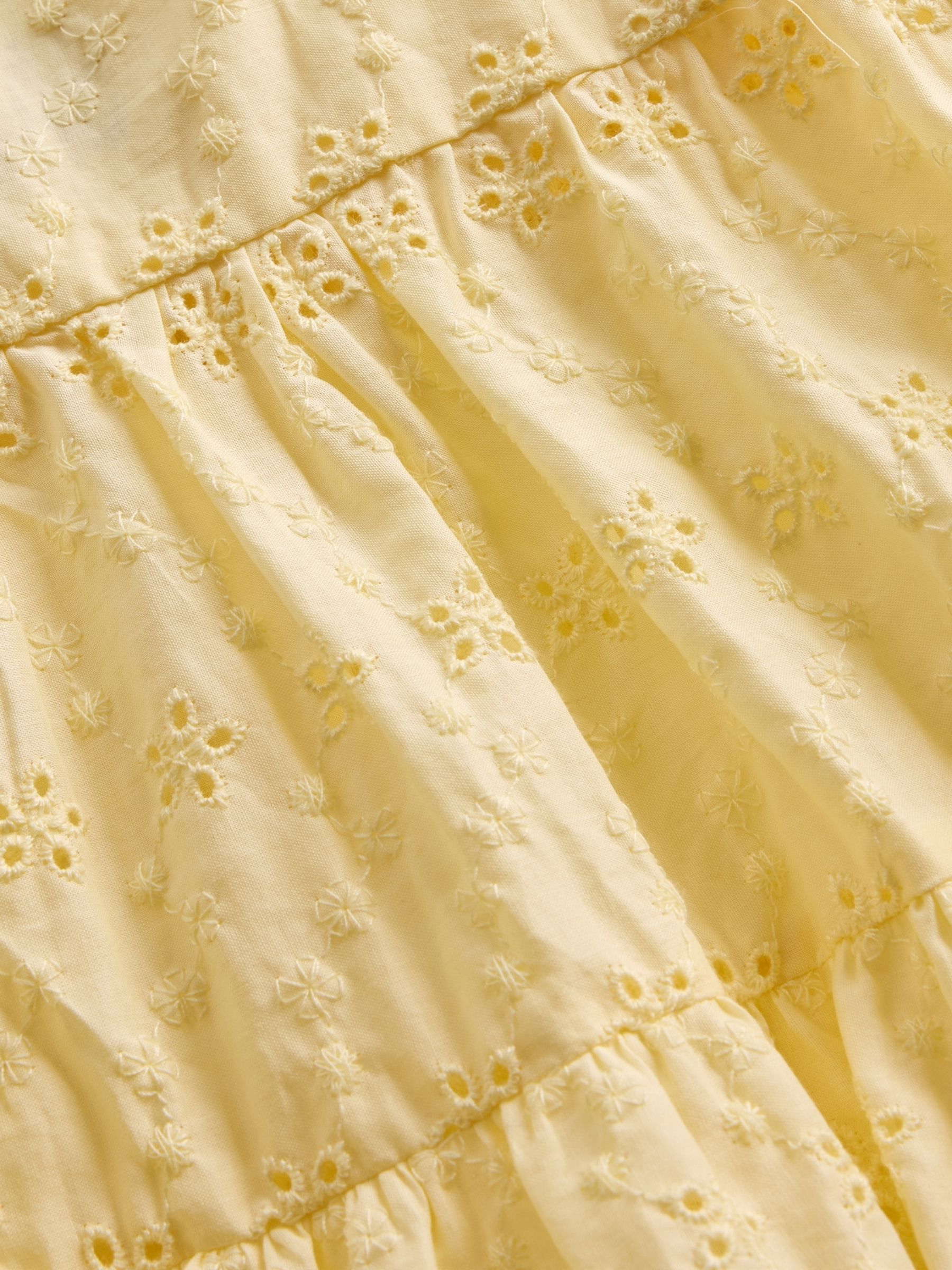 Yellow Tiered Eyelet Vest - Image 5 of 5