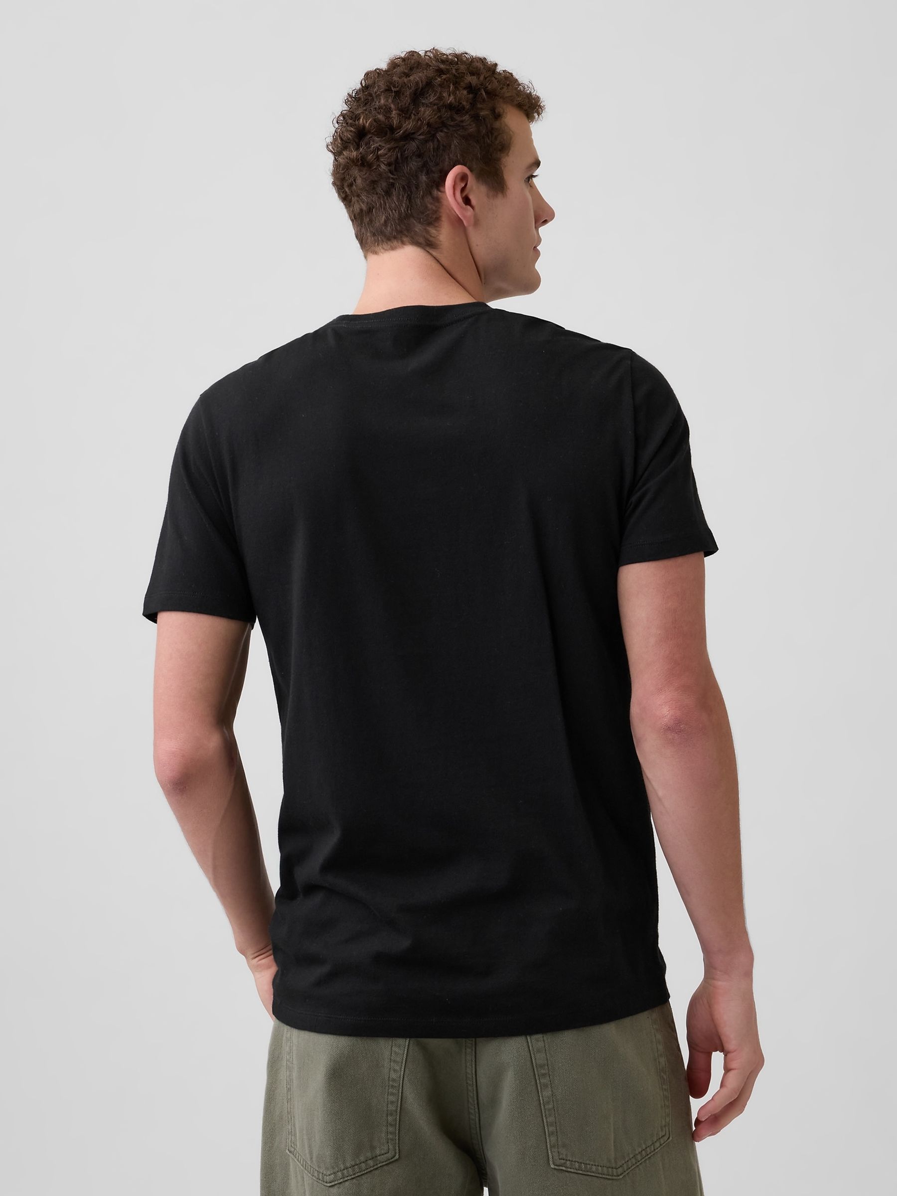 Black Everyday Soft Pocke T-shirt - Image 2 of 5