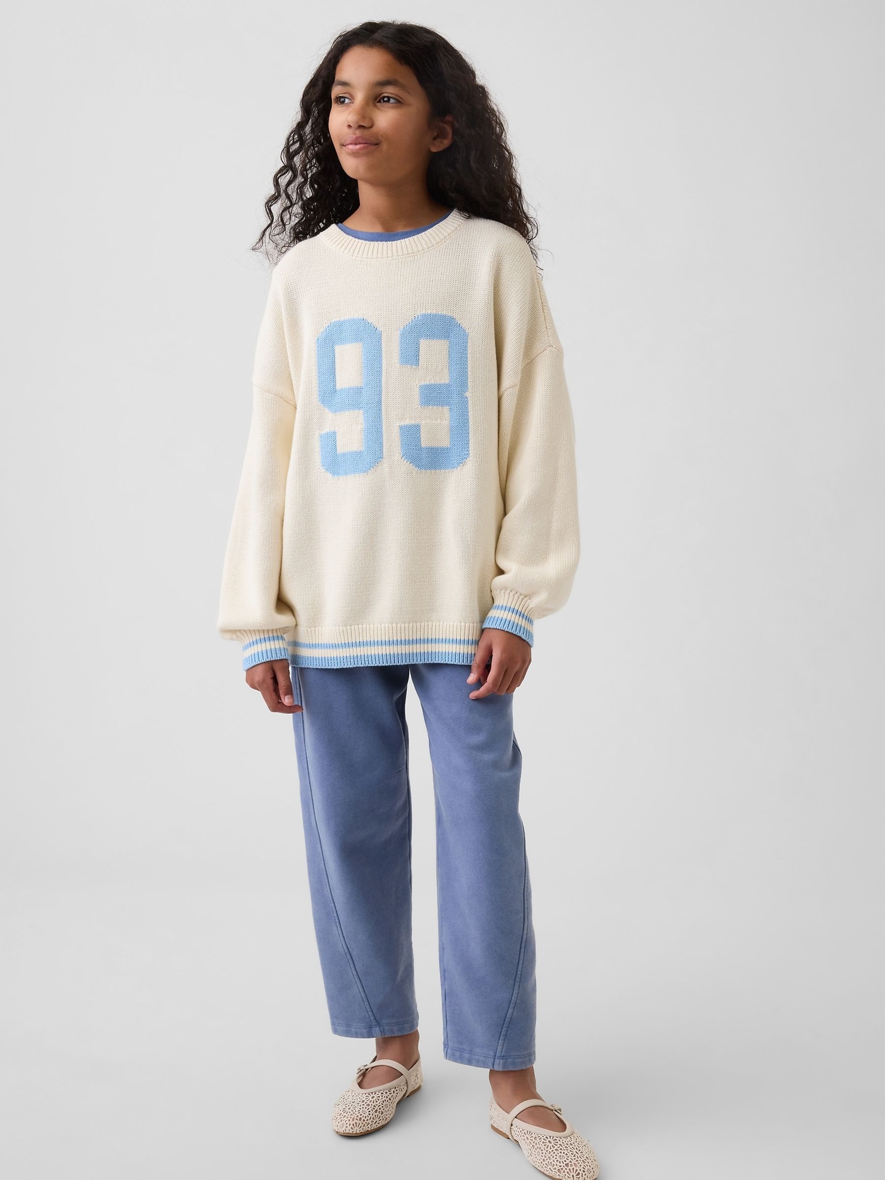 White Oversized Longline Jumper - Image 3 of 5