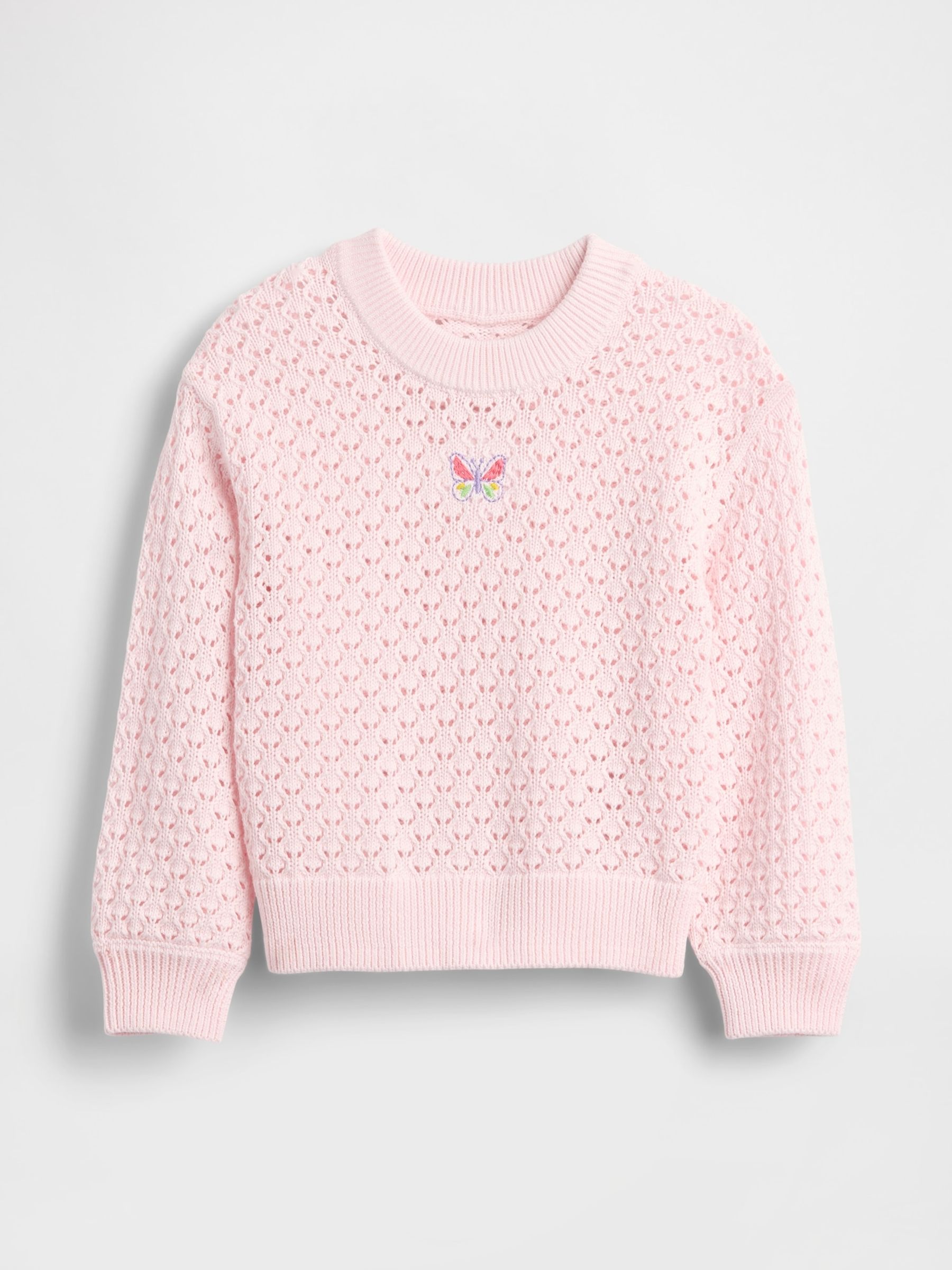 Pink Crew Neck Jumper - Image 1 of 2
