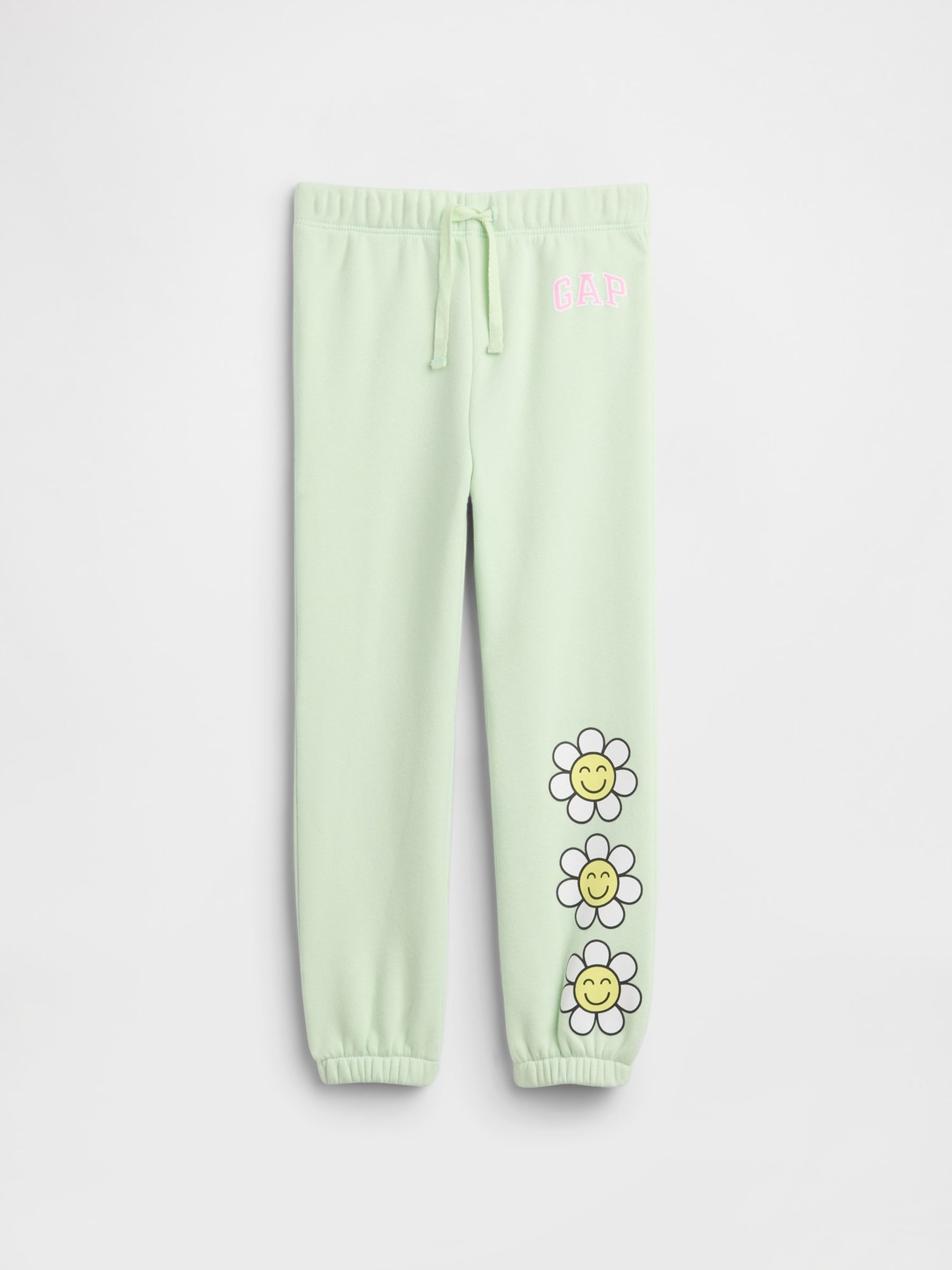 Green Relaxed Pull-On Logo Joggers - Image 1 of 3