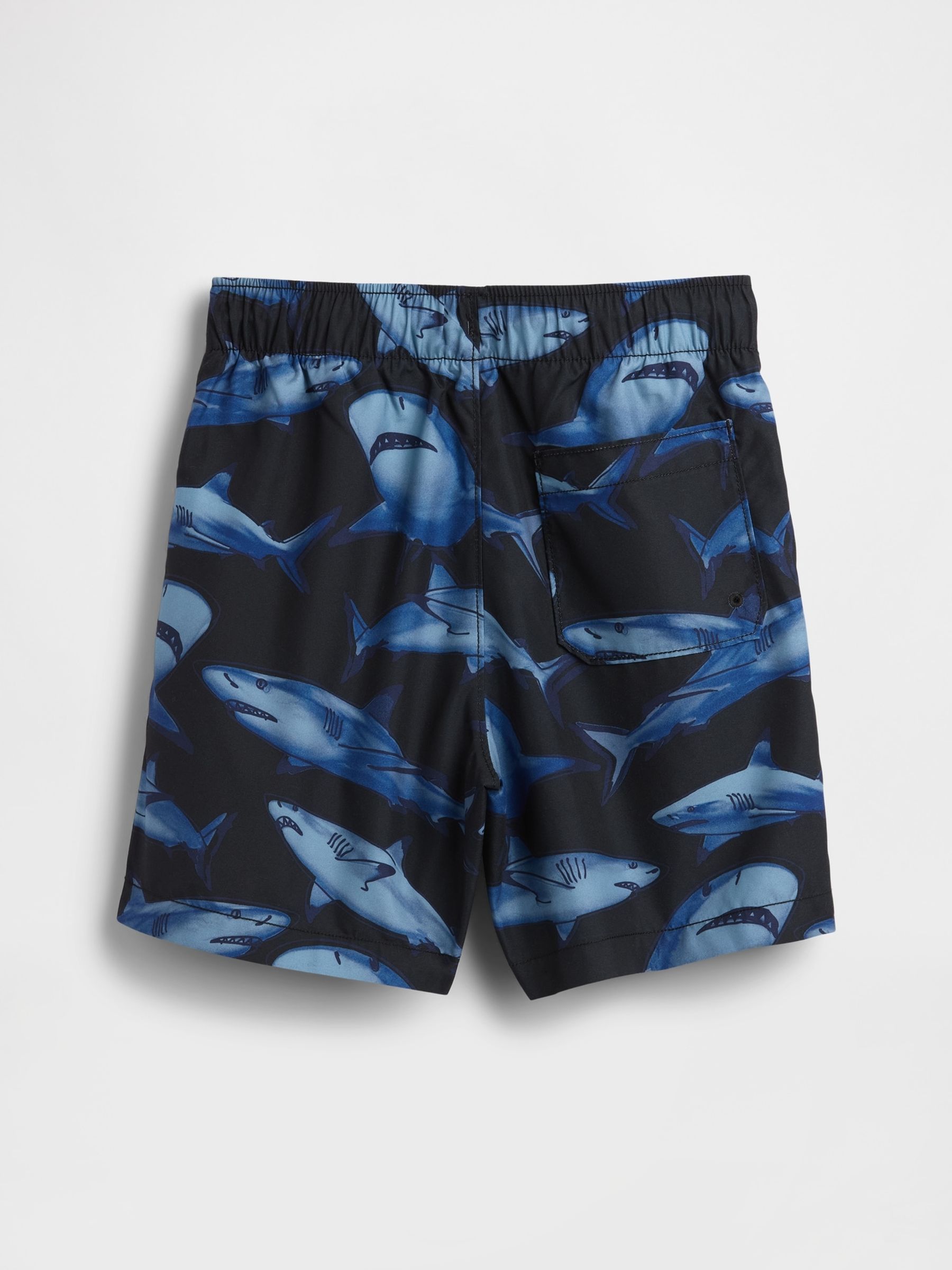 Black 5 inch Recycled Swim Trunk (4-13yrs) - Image 2 of 3