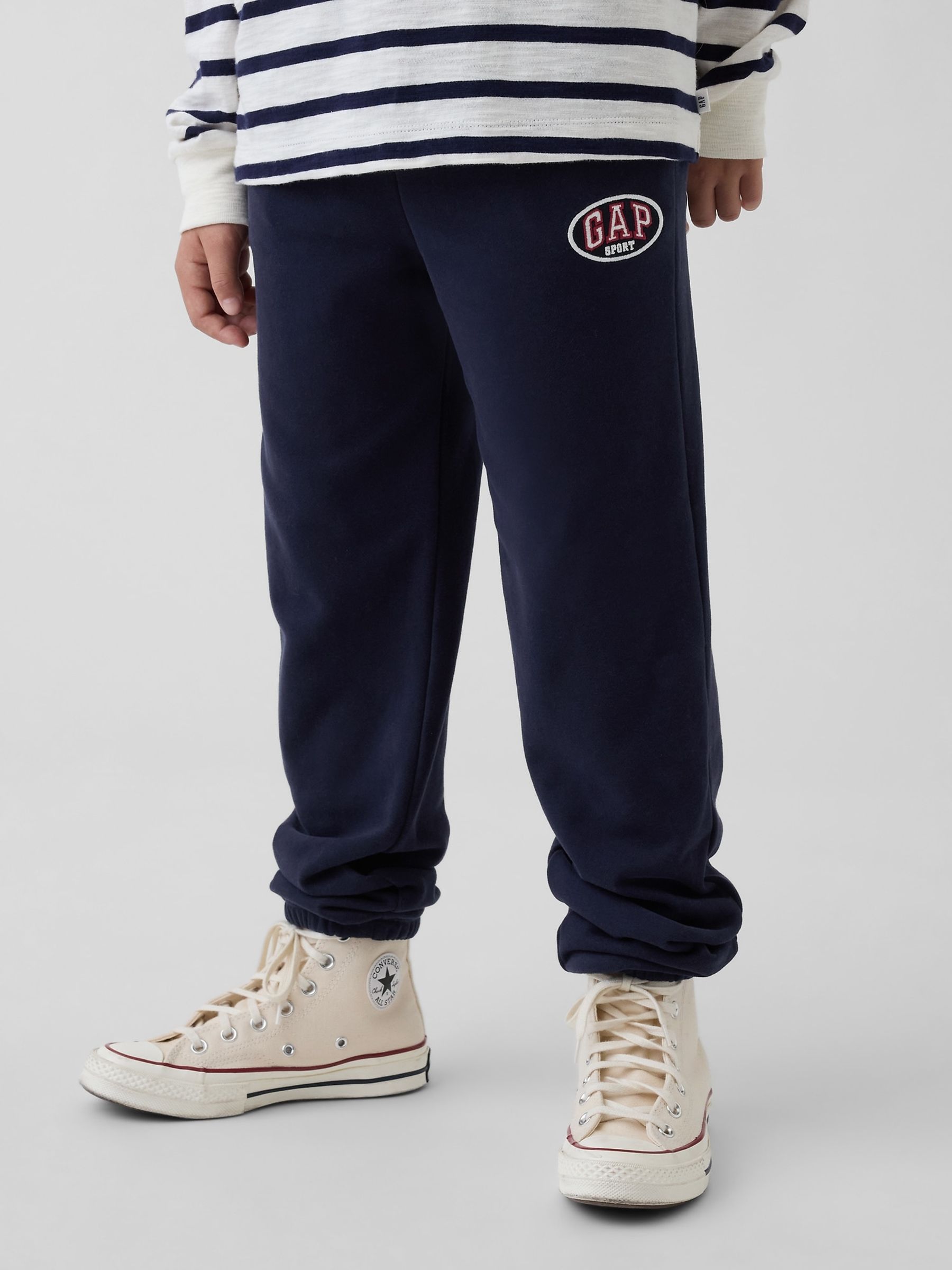 Navy Vintage Soft Terry Sport Logo Joggers - Image 1 of 5