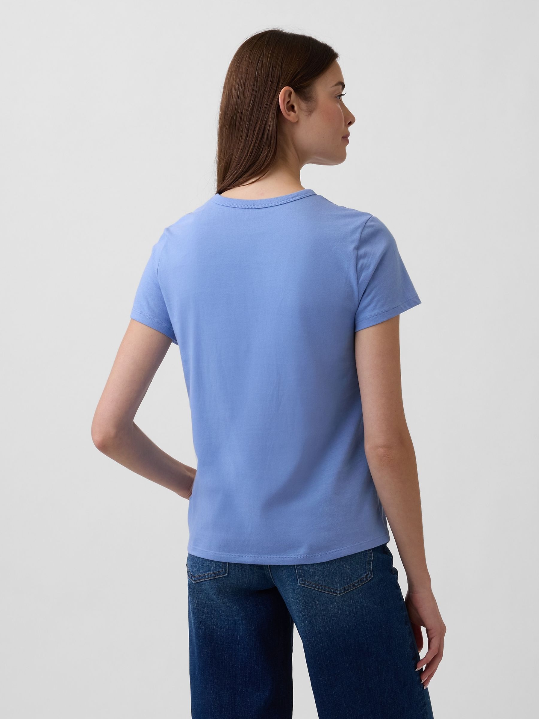 Blue Favourite Crew Neck T-Shirt - Image 2 of 5