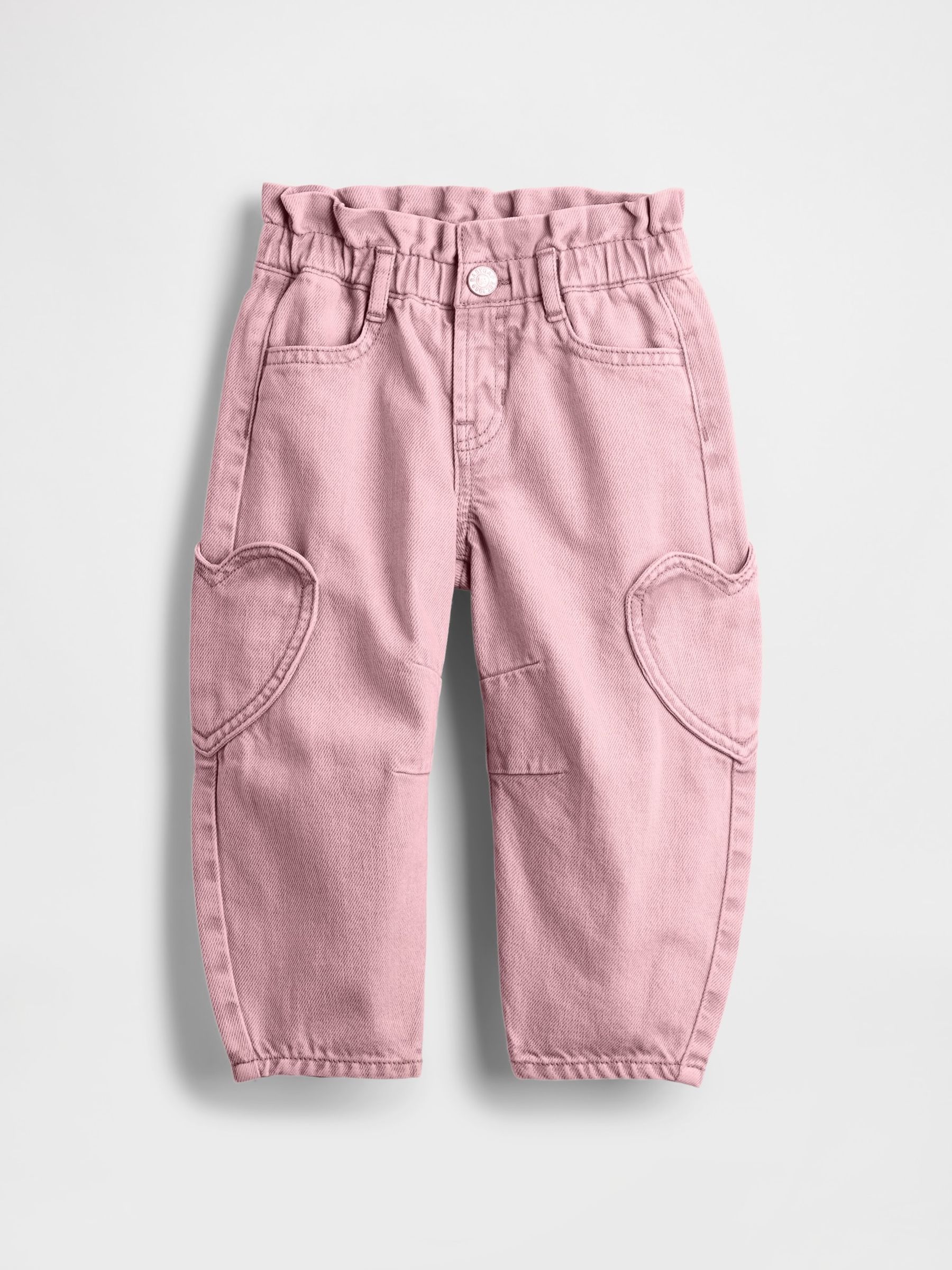 Pink Heart Pocket Horseshoe Jeans (6mths-5yrs) - Image 1 of 2 Pink Heart Pocket Horseshoe Jeans (6mths-5yrs) - Image 1 of 2