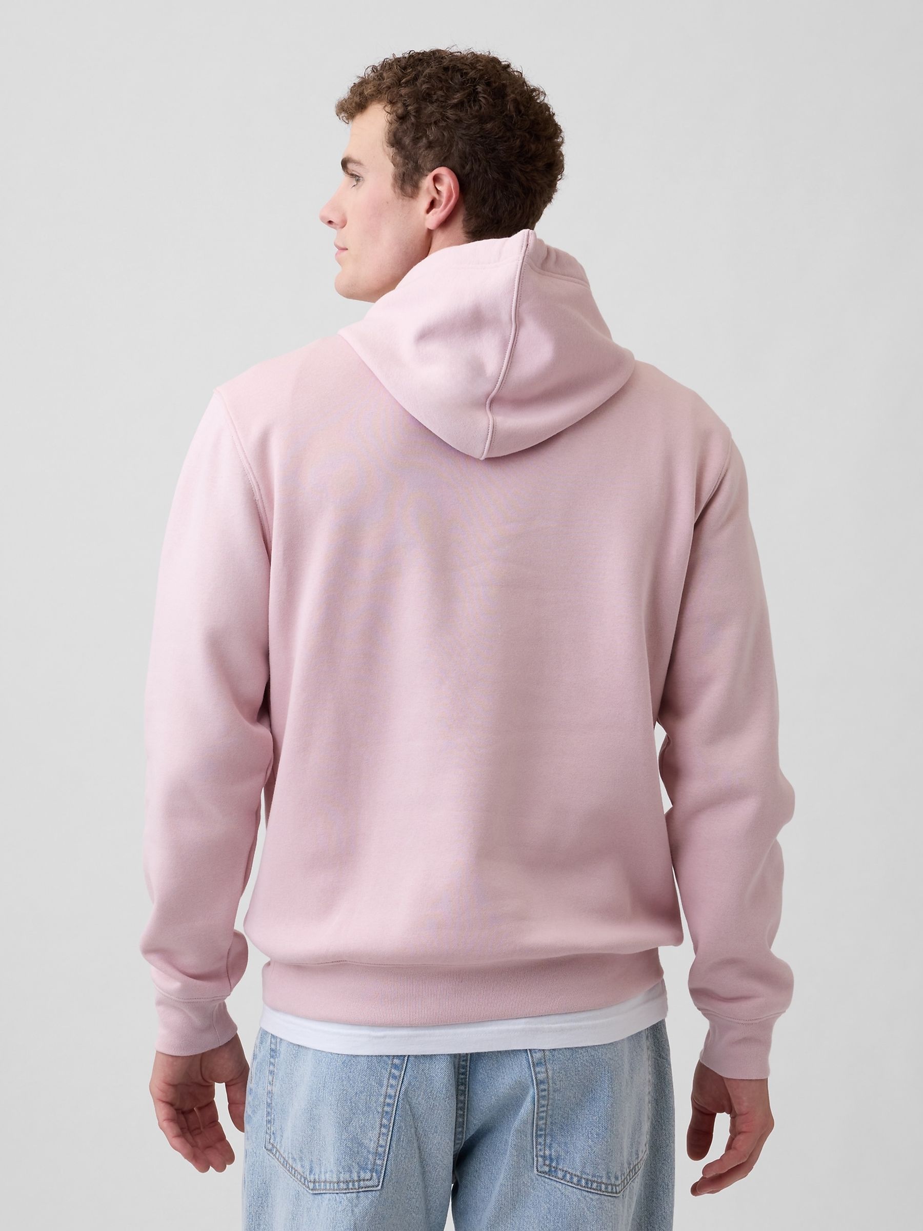 Pink Relaxed Mini-Logo Hoodie - Image 2 of 4
