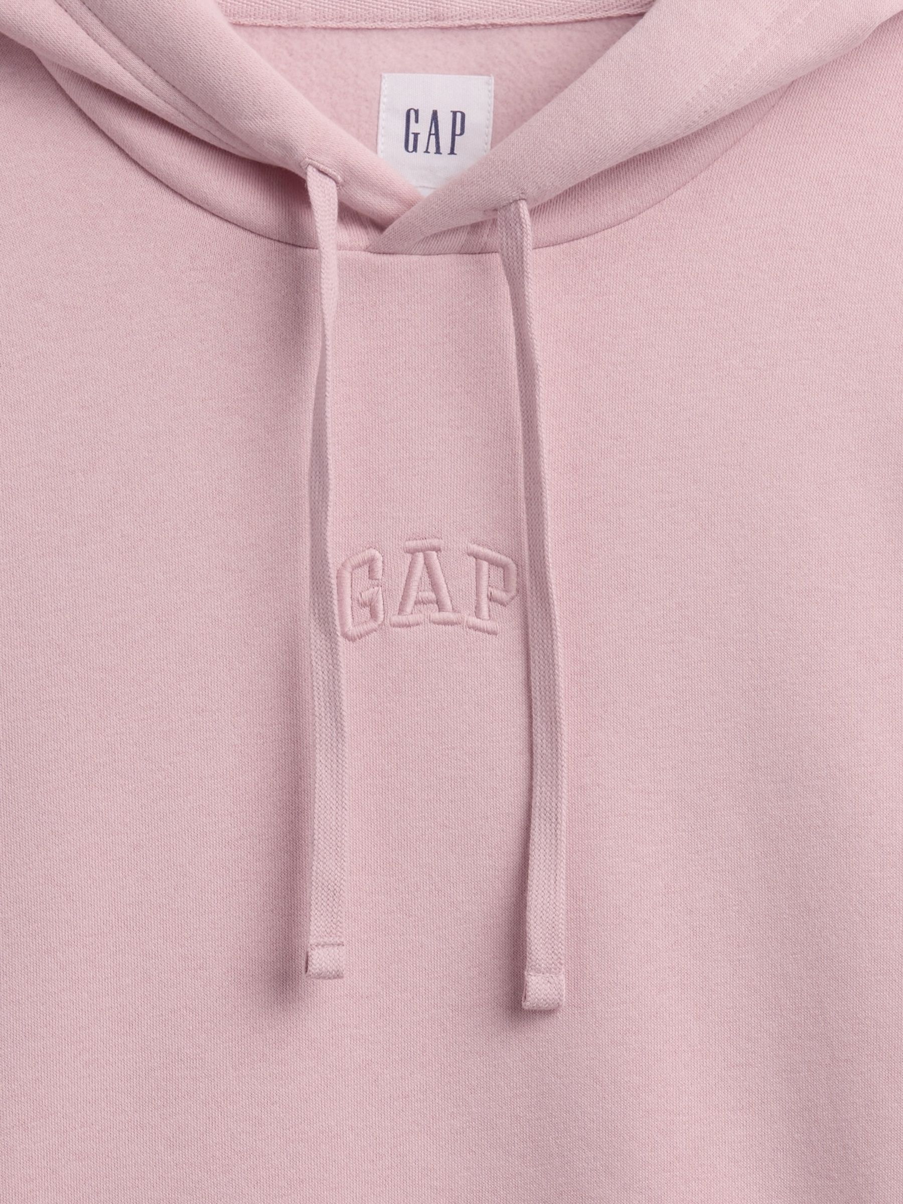 Pink Relaxed Mini-Logo Hoodie - Image 4 of 4 Pink Relaxed Mini-Logo Hoodie - Image 4 of 4