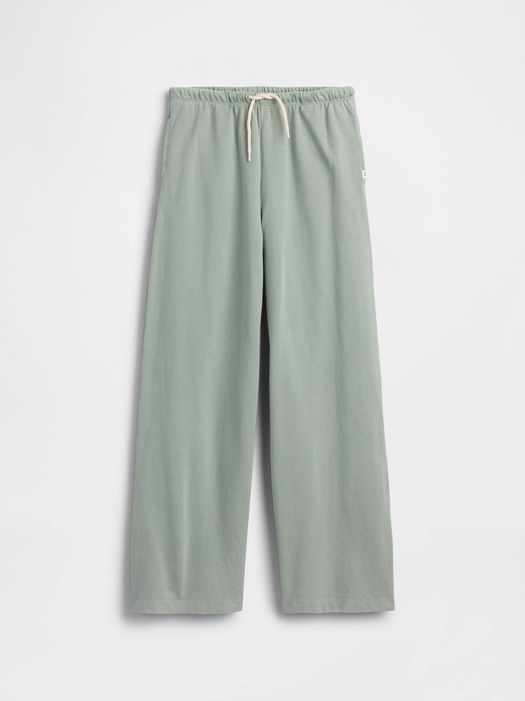 Green Relaxed Wide-Leg Trousers (4-13yrs) - Image 1 of 2