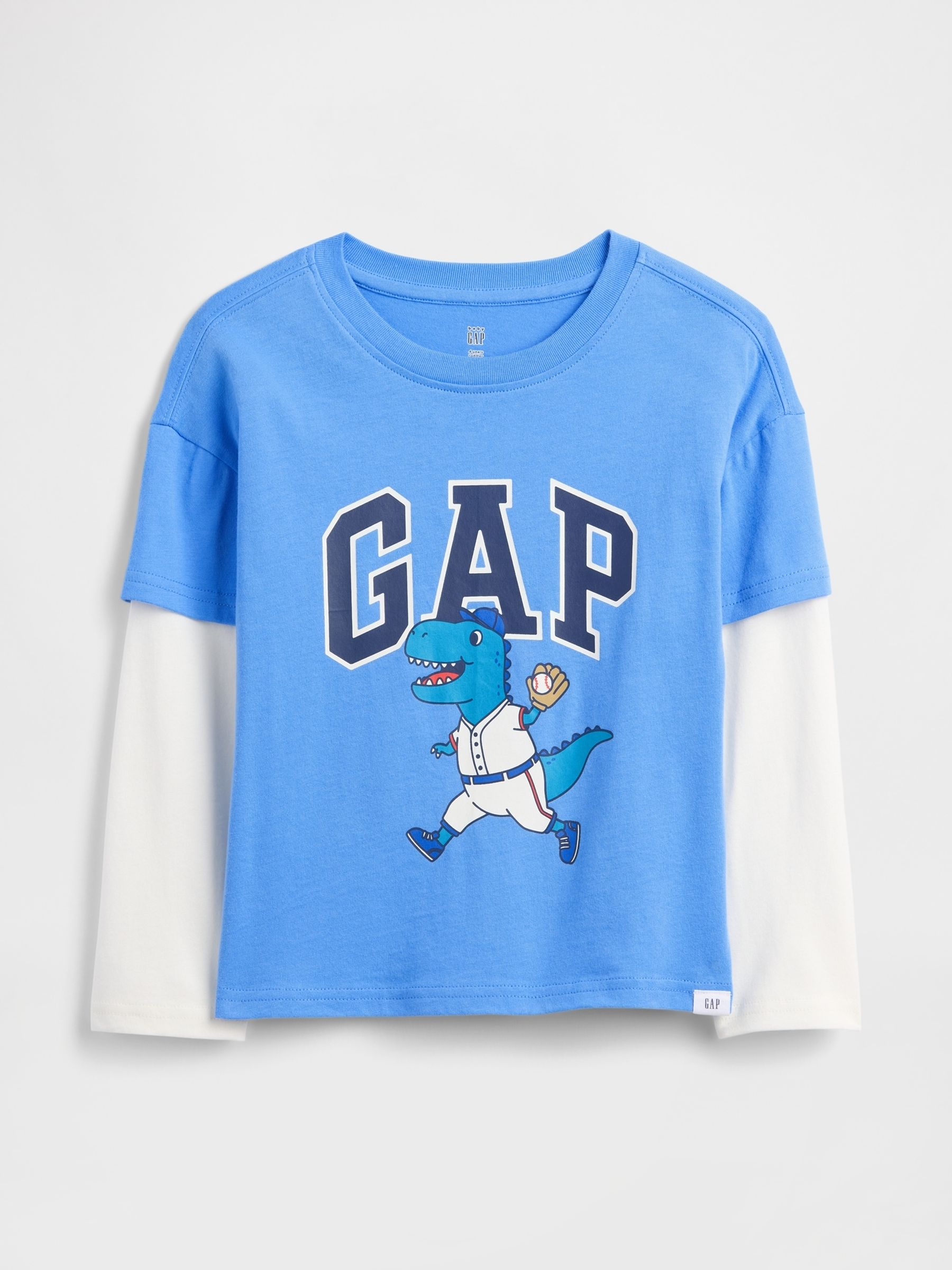 Blue Relaxed Graphic T-Shirt - Image 1 of 3