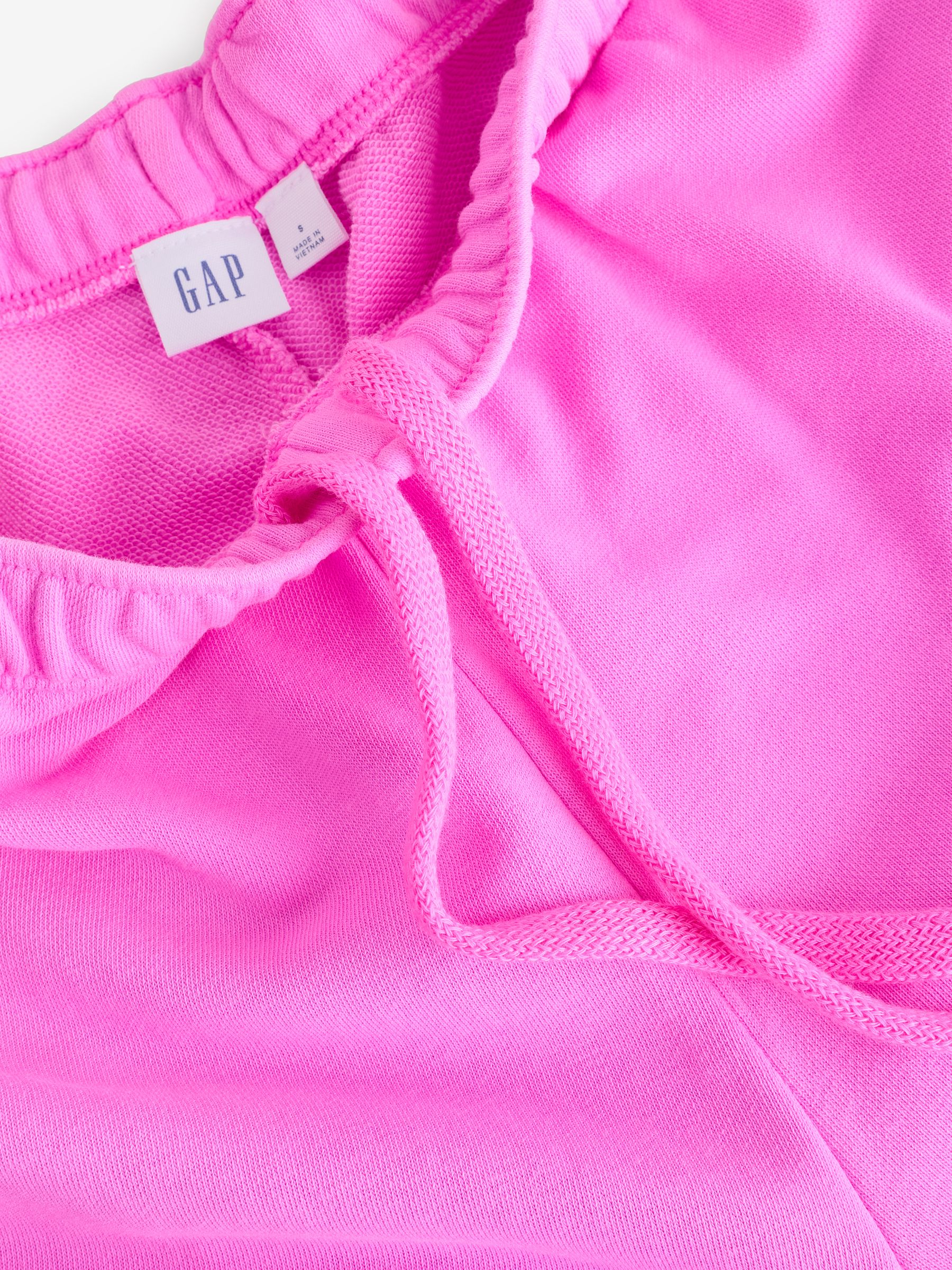 Pink Logo French Terry Wide Leg Joggers - Image 5 of 5