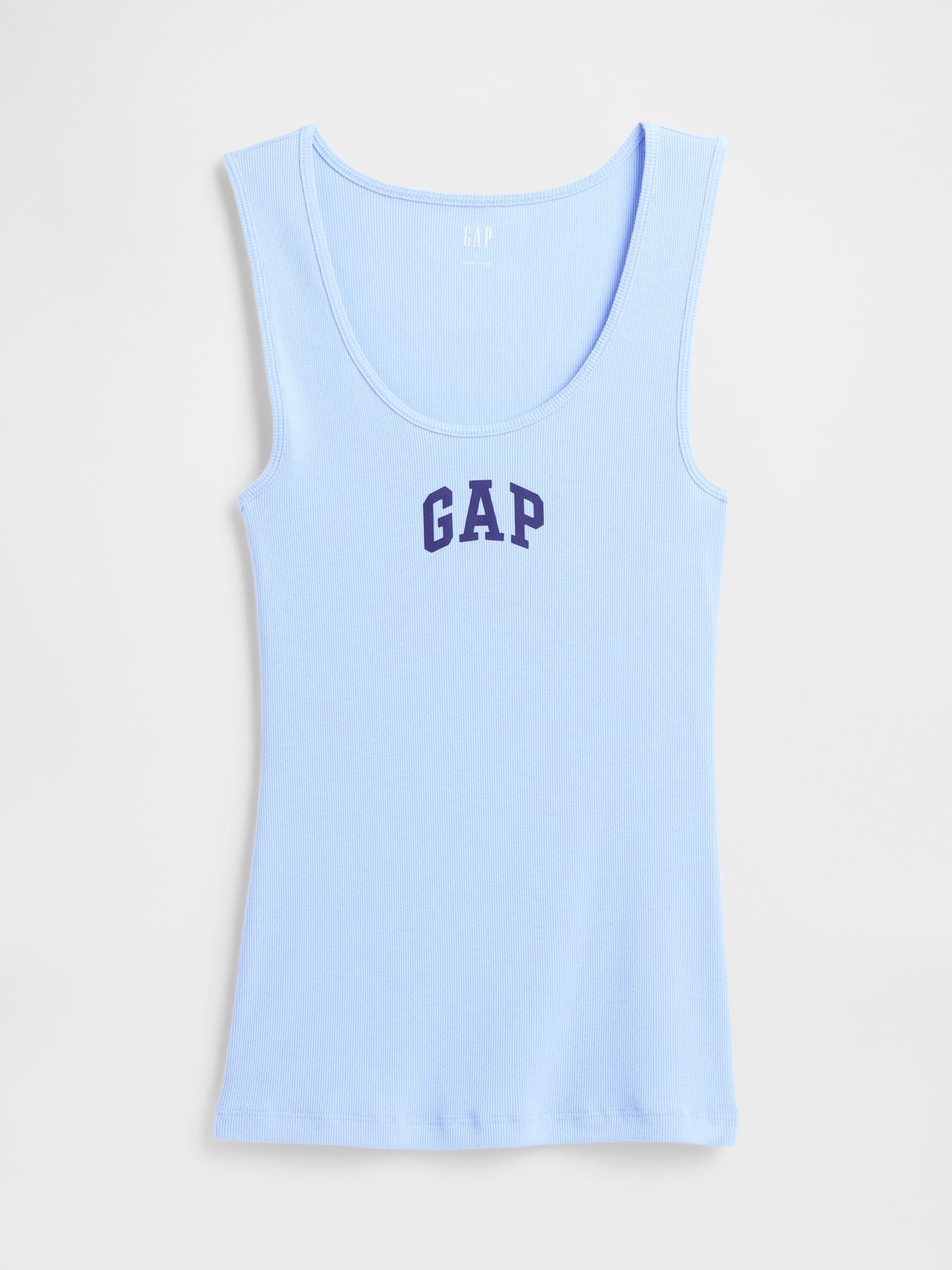 Blue Logo Ribbed Vest - Image 5 of 5