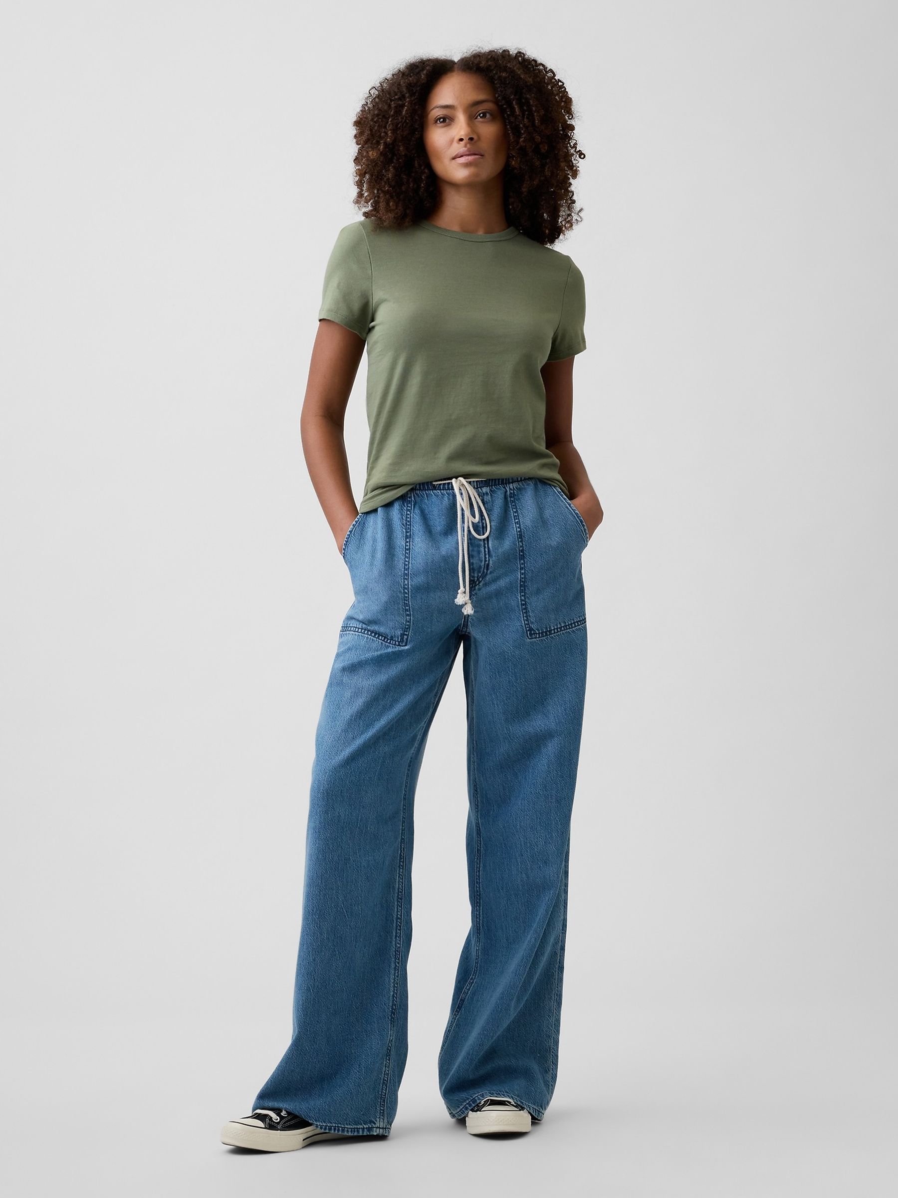 Green Favourite Crew Neck T-Shirt - Image 3 of 5