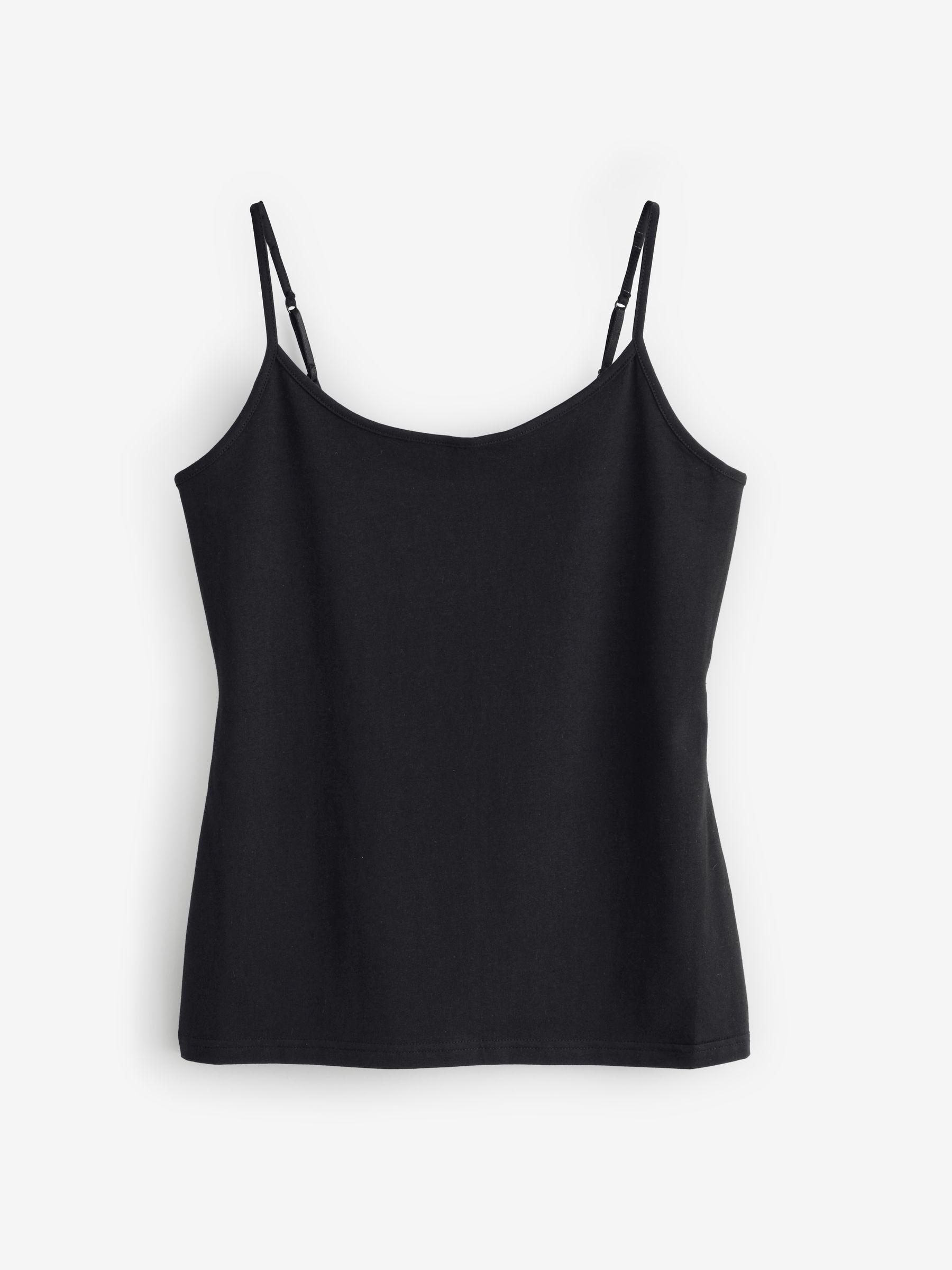Black Stretch Jersey Cami (3-Pack) - Image 4 of 6