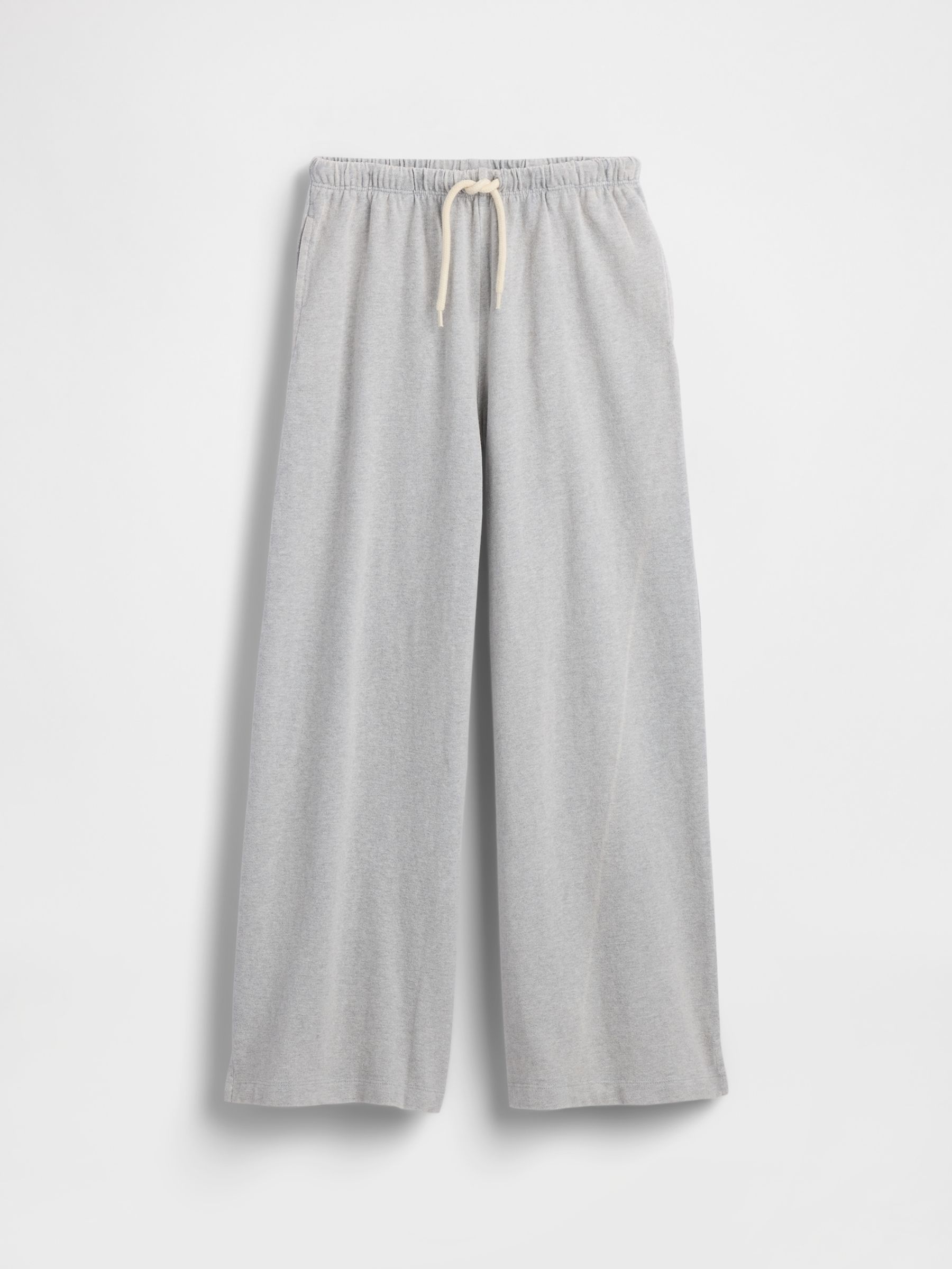 Grey Relaxed Wide-Leg Trousers (4-13yrs) - Image 1 of 3