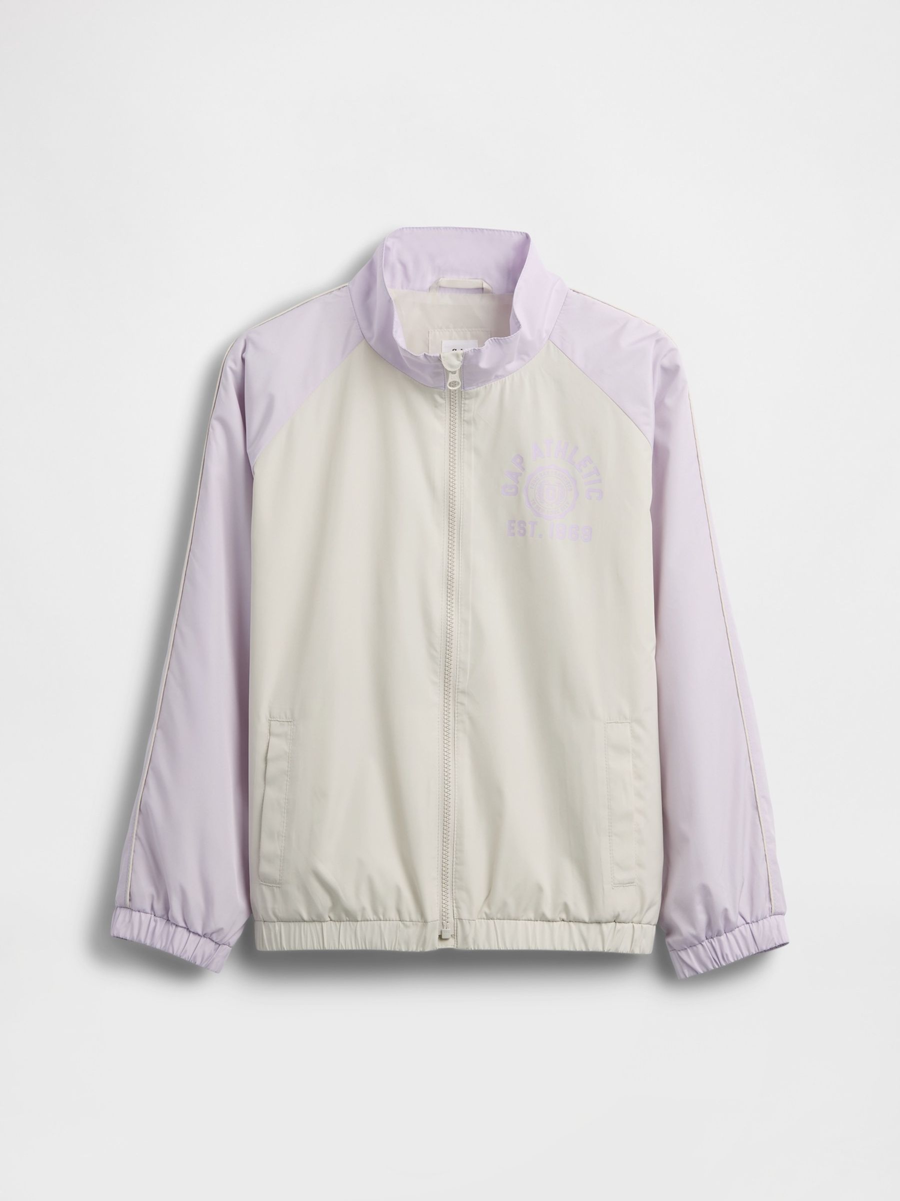 Purple Athletic Logo Windbreaker Jacket - Image 4 of 5
