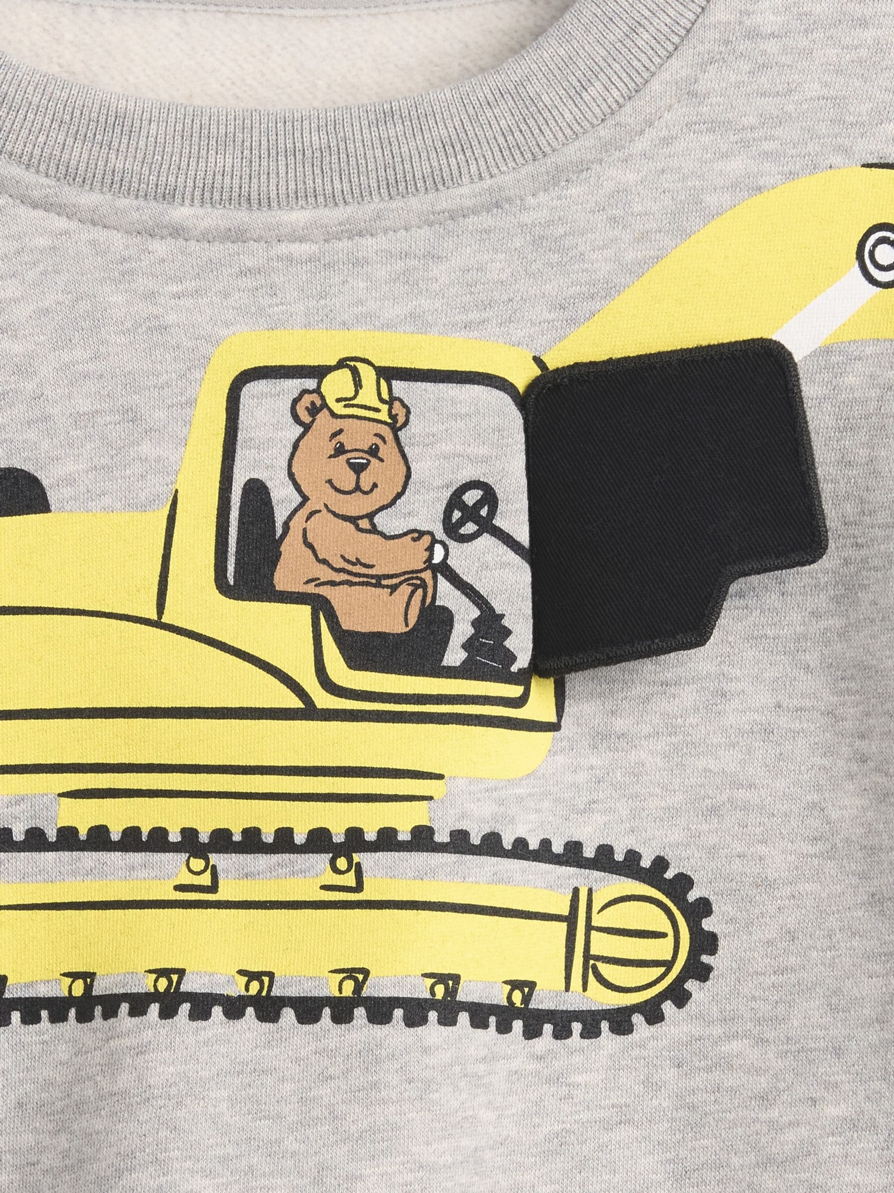 Grey VintageSoft Graphic Sweatshirt (6mths-5yrs) - Image 3 of 3