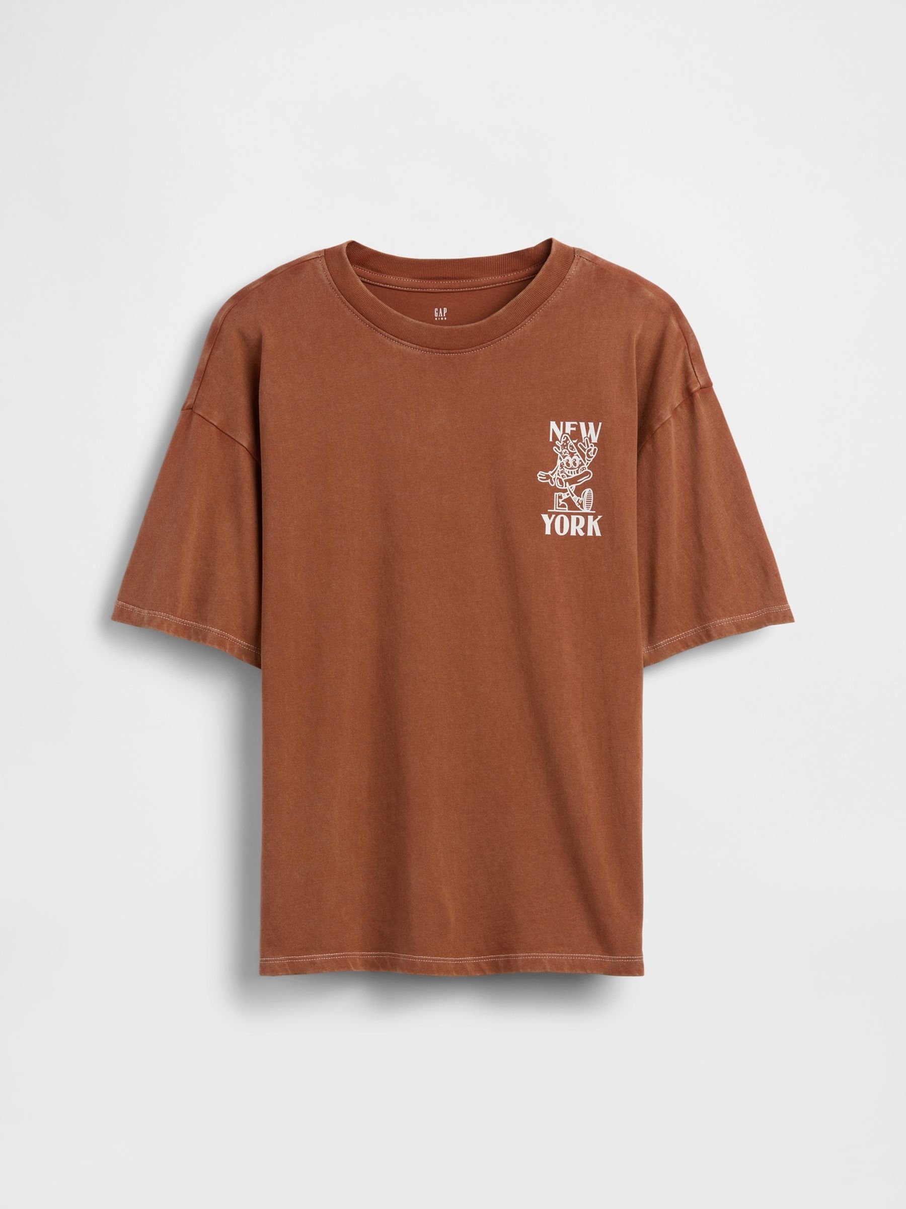 Brown Relaxed Graphic T-Shirt - Image 1 of 3