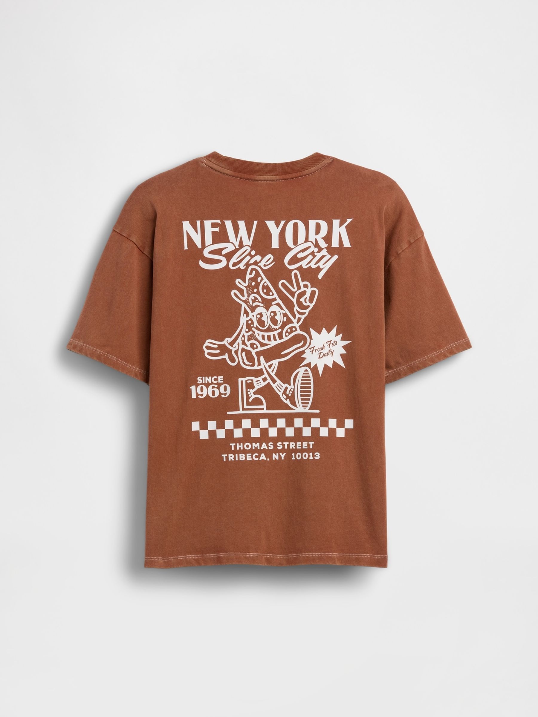 Brown Relaxed Graphic T-Shirt - Image 2 of 3