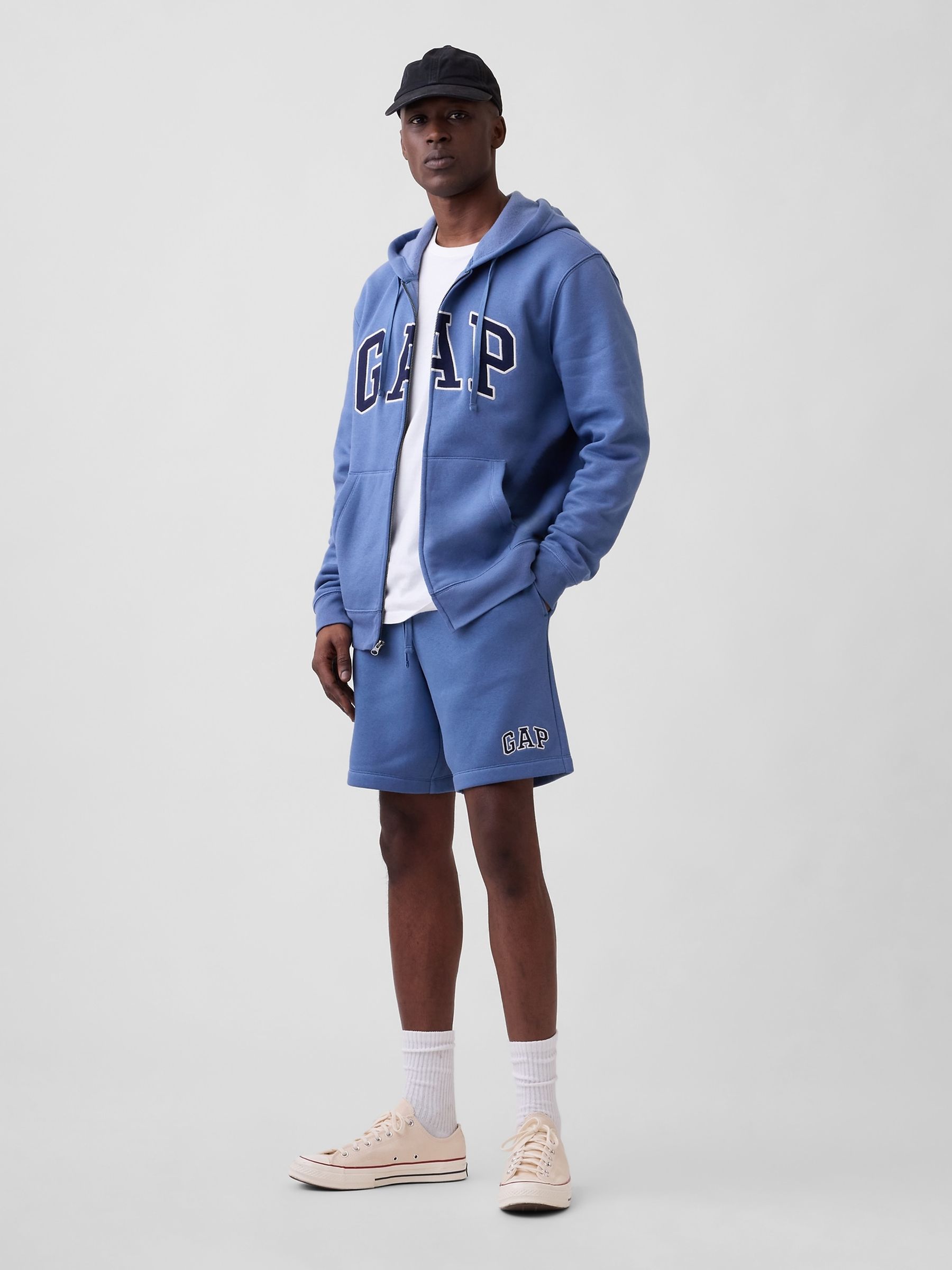 Blue Logo Zip Hoodie - Image 3 of 8