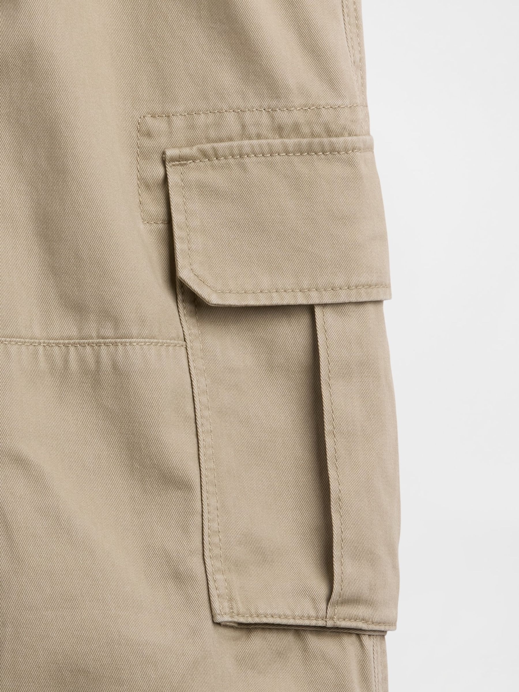 Beige Easy Cargo Trousers - Image 5 of 5 Beige Easy Cargo Trousers - Image 5 of 5