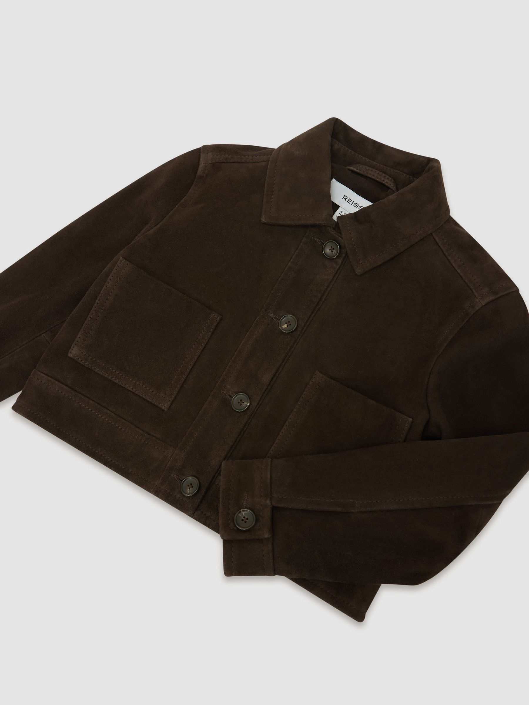 Jacket in Chocolate Brown - Image 3 of 3