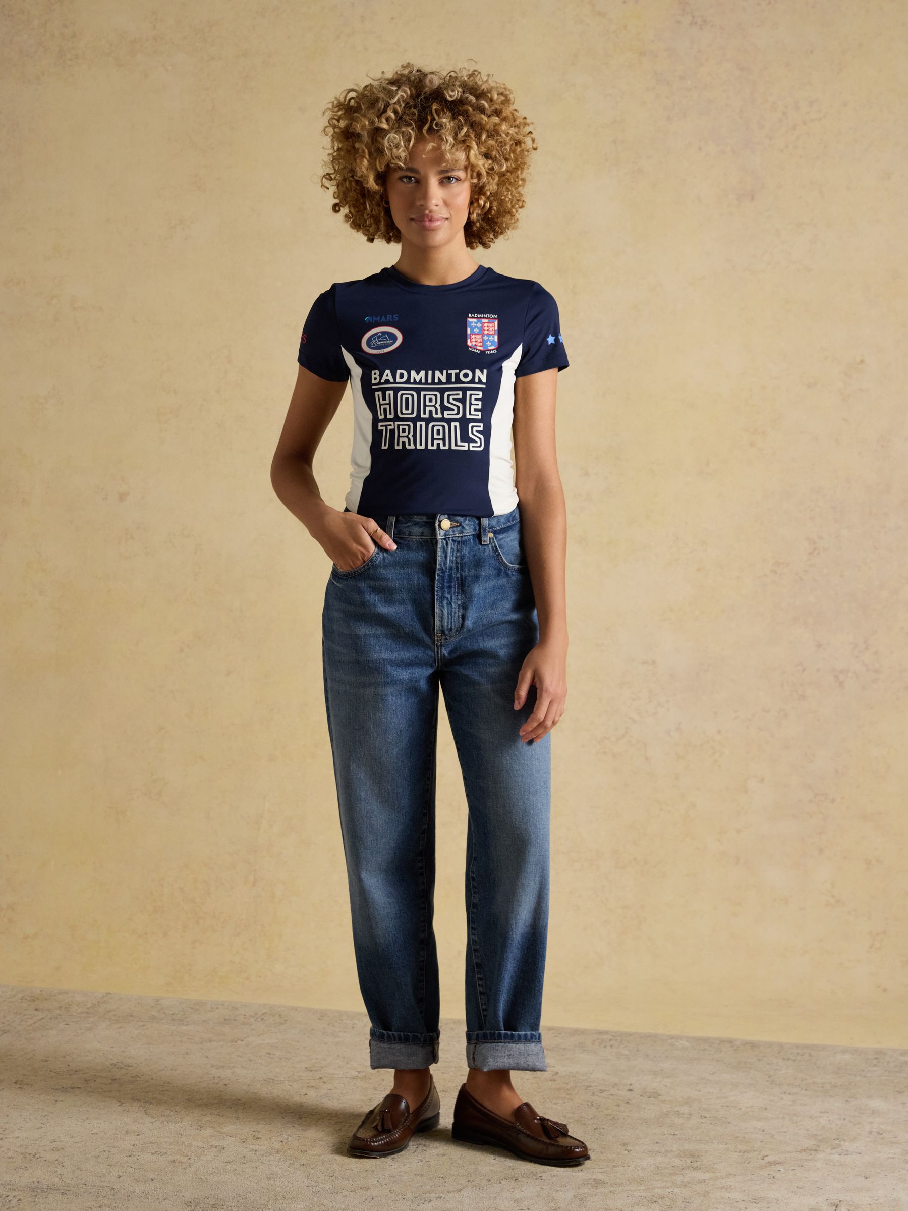 Navy Official Badminton Horse Trials Active Top - Image 5 of 8