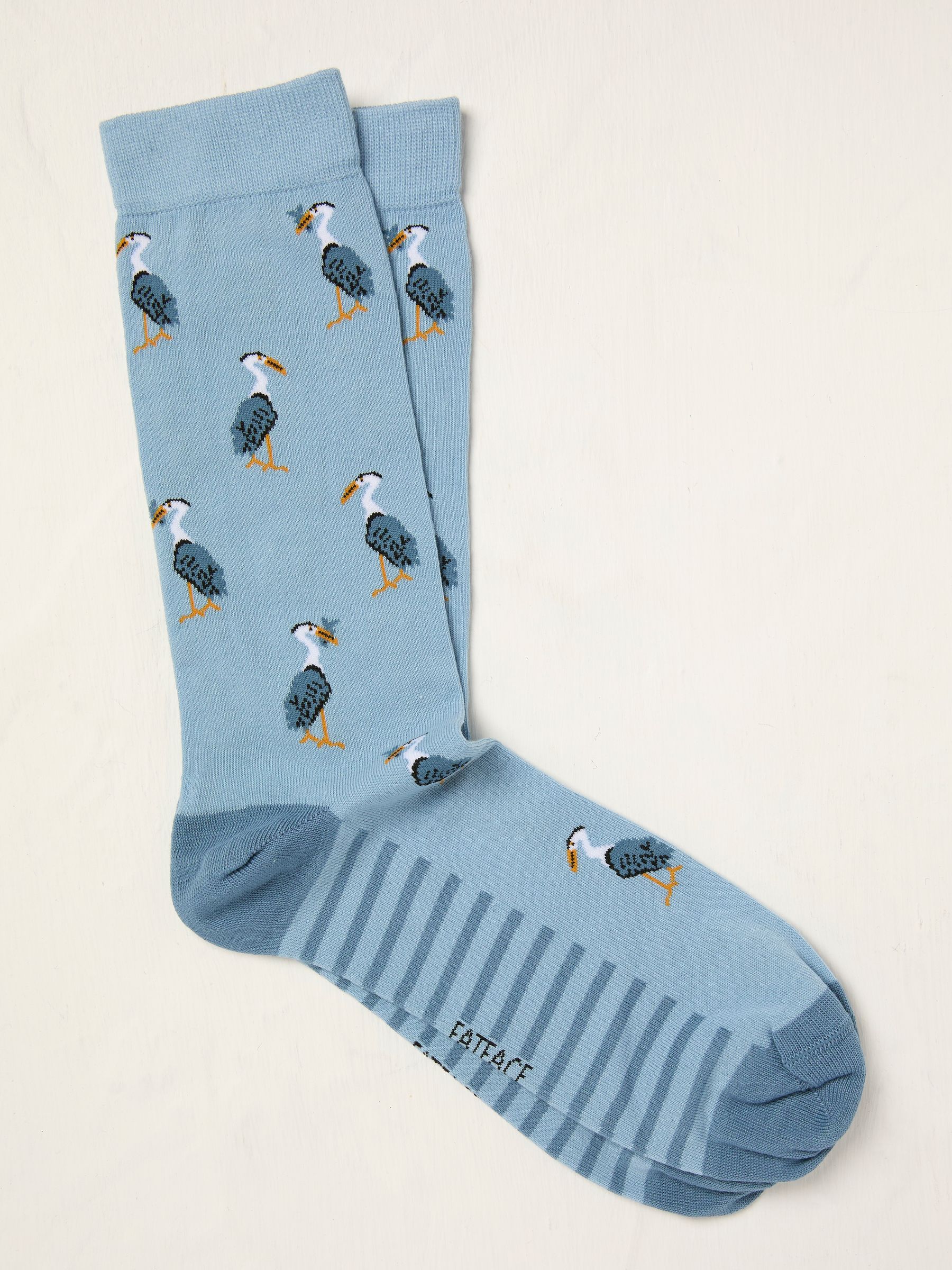 Light Blue Heron Socks - Image 1 of 2
