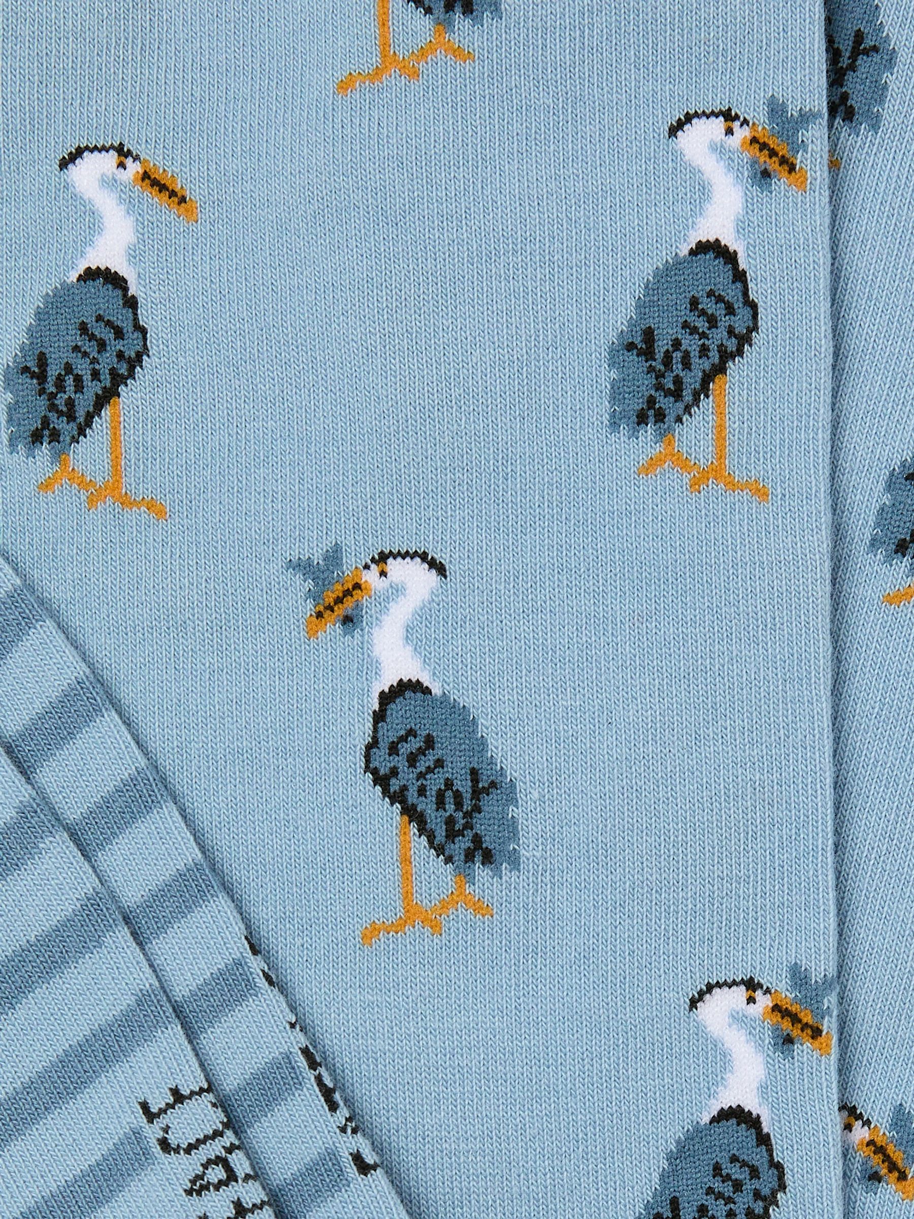 Light Blue Heron Socks - Image 2 of 2