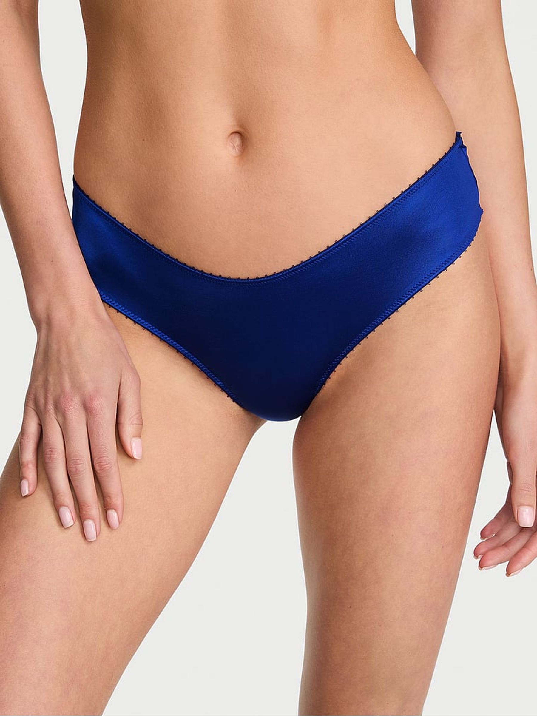 Fantasia Blue Cheeky Strappy Ring Knickers - Image 1 of 2