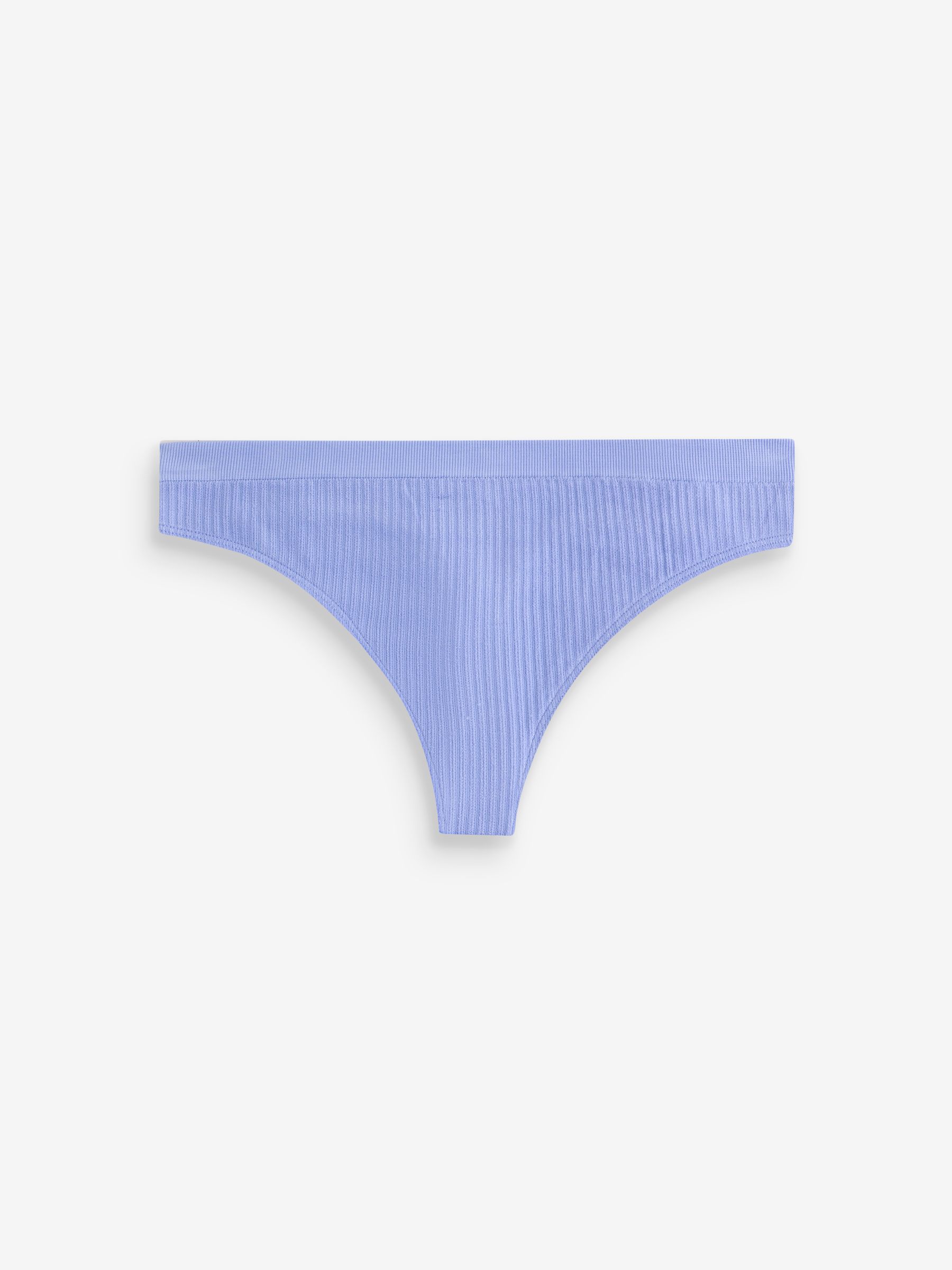 Pink/Blue/Orange Thong 4 Pack Logo Knickers - Image 3 of 8