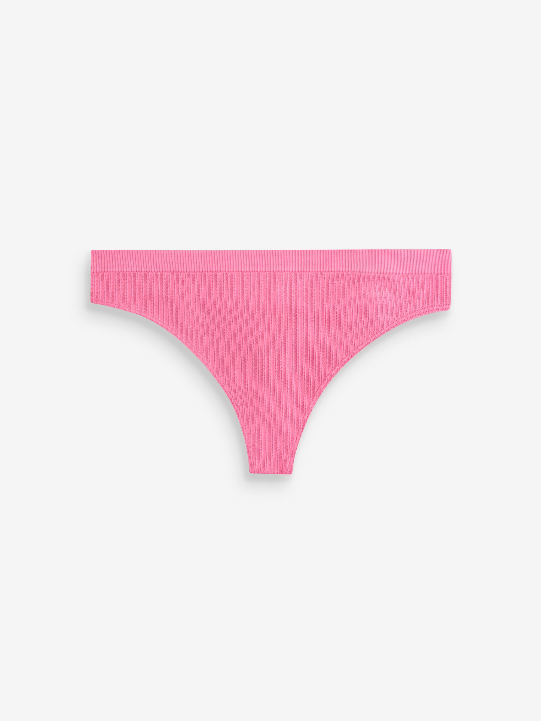 Pink/Blue/Orange Thong 4 Pack Logo Knickers - Image 5 of 8