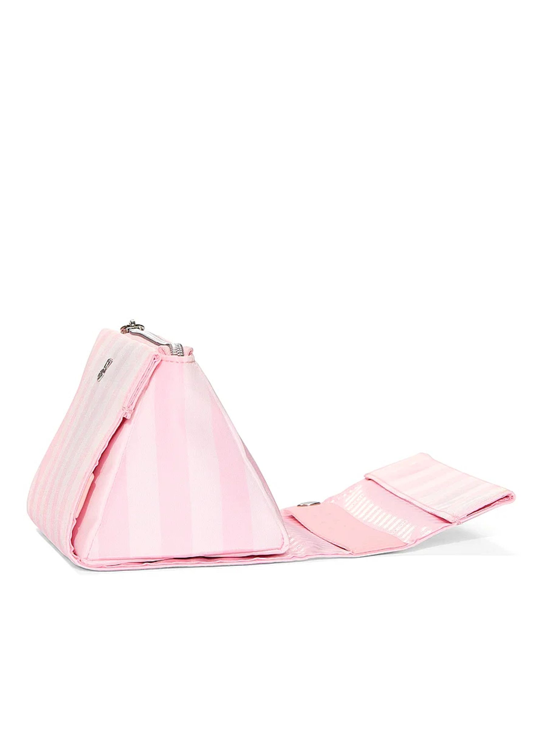 Pink Iconic Stripe Jewellery Travel Case - Image 3 of 3 Pink Iconic Stripe Jewellery Travel Case - Image 3 of 3