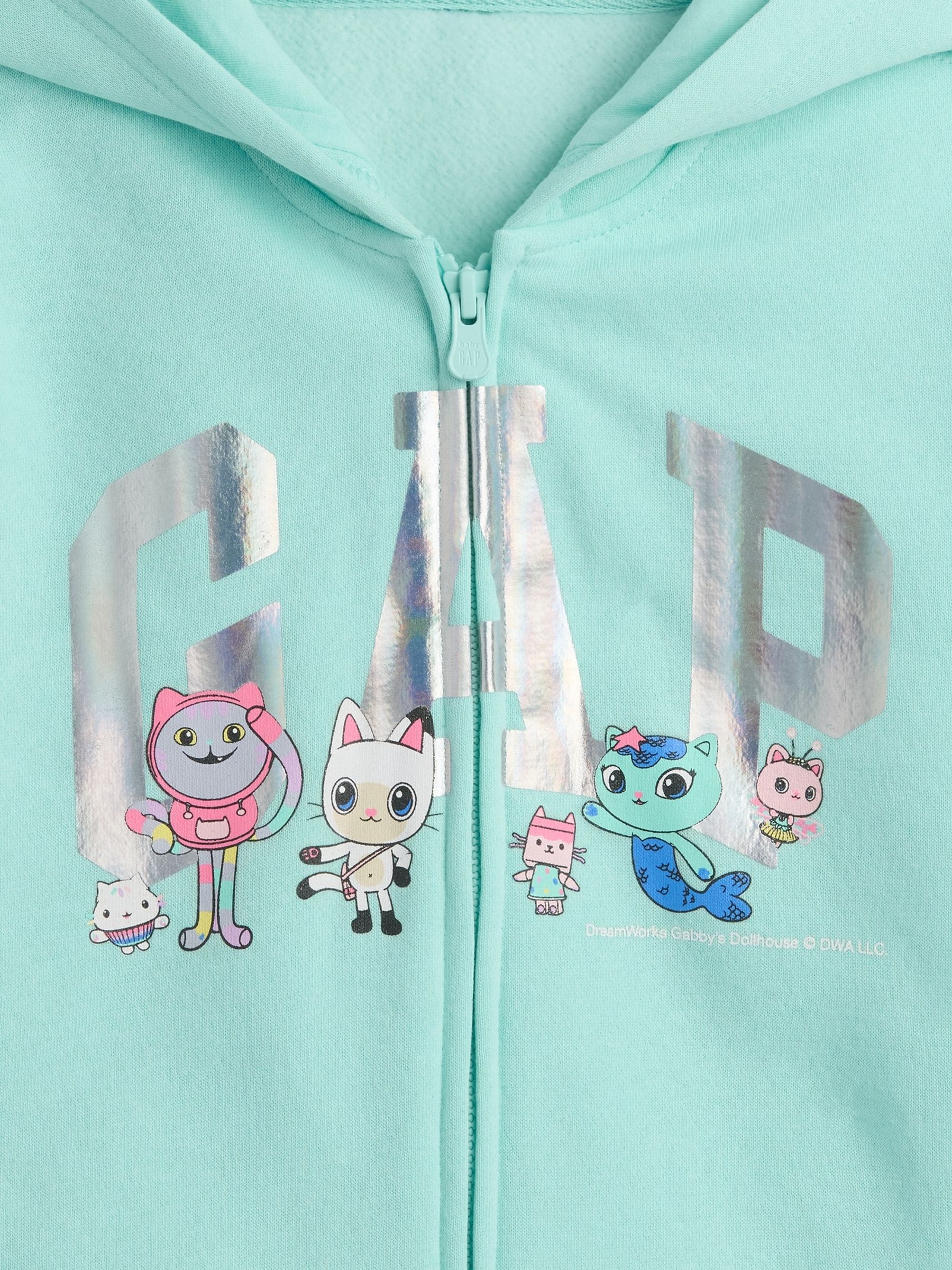 Green Gabby's Dollhouse Logo Zip Hoodie - Image 3 of 3